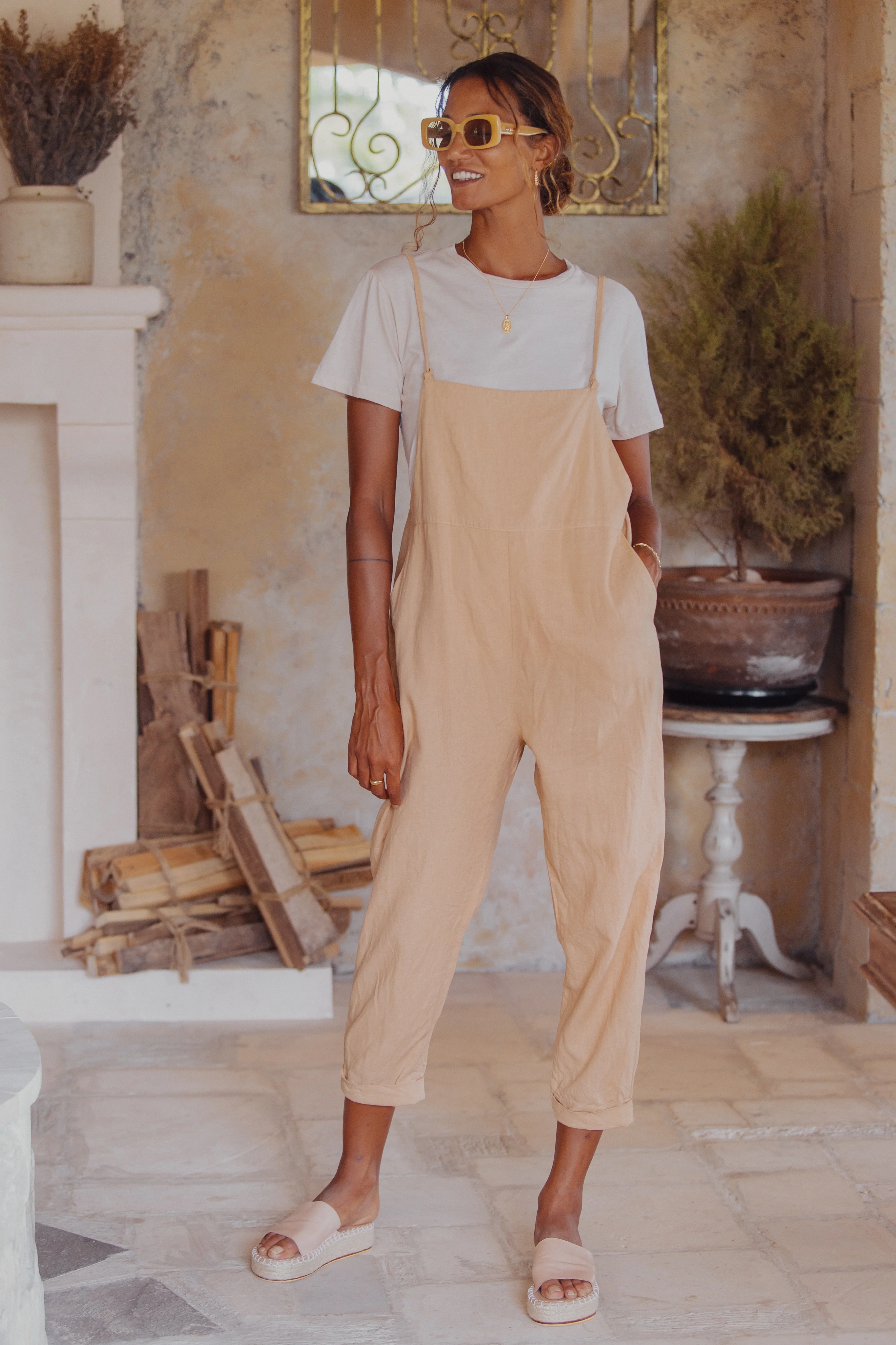 Ollie Overalls - Cinnamon *Organic Plant dyed* - Image 9