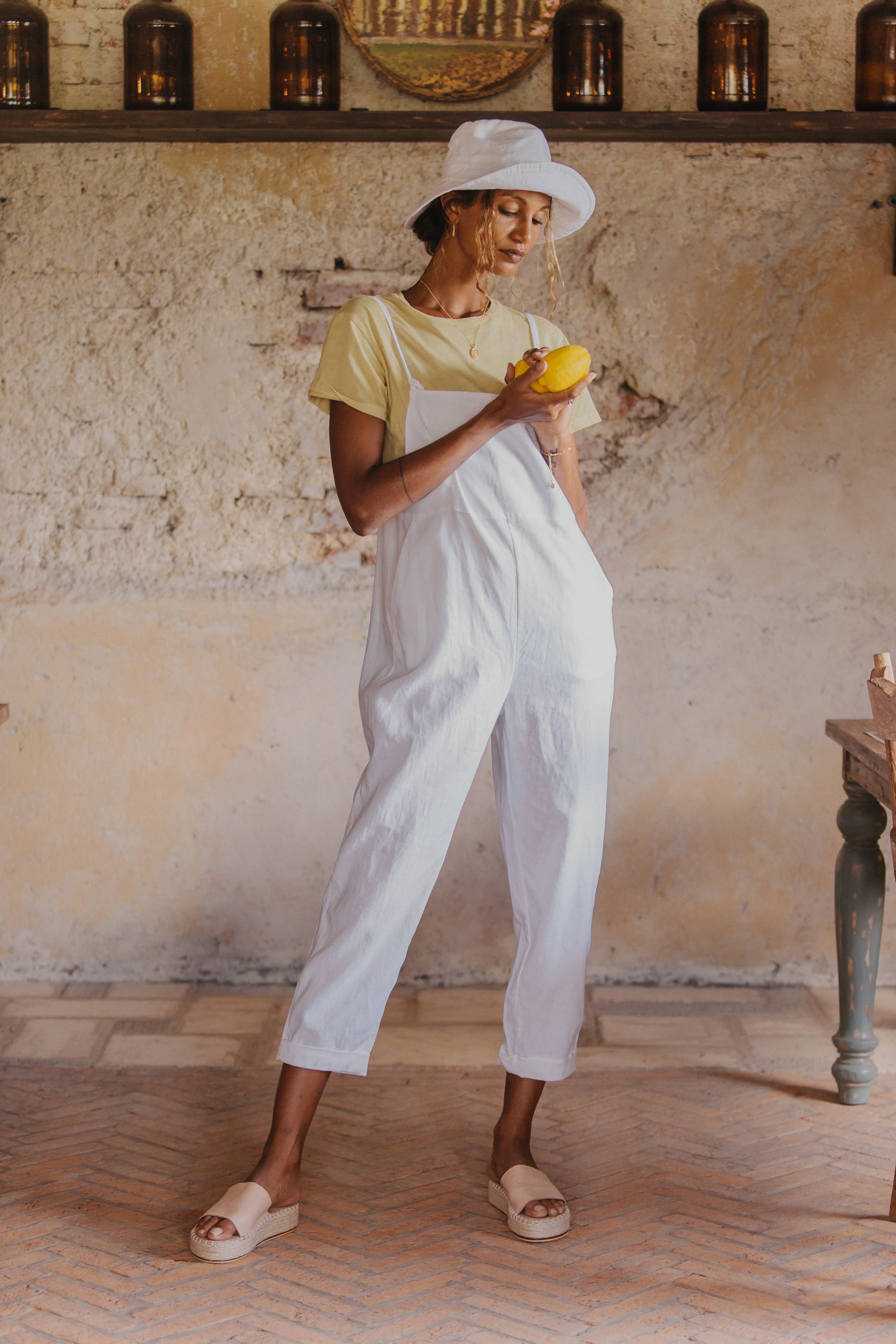 Ollie Overalls - Coconut White - Image 3