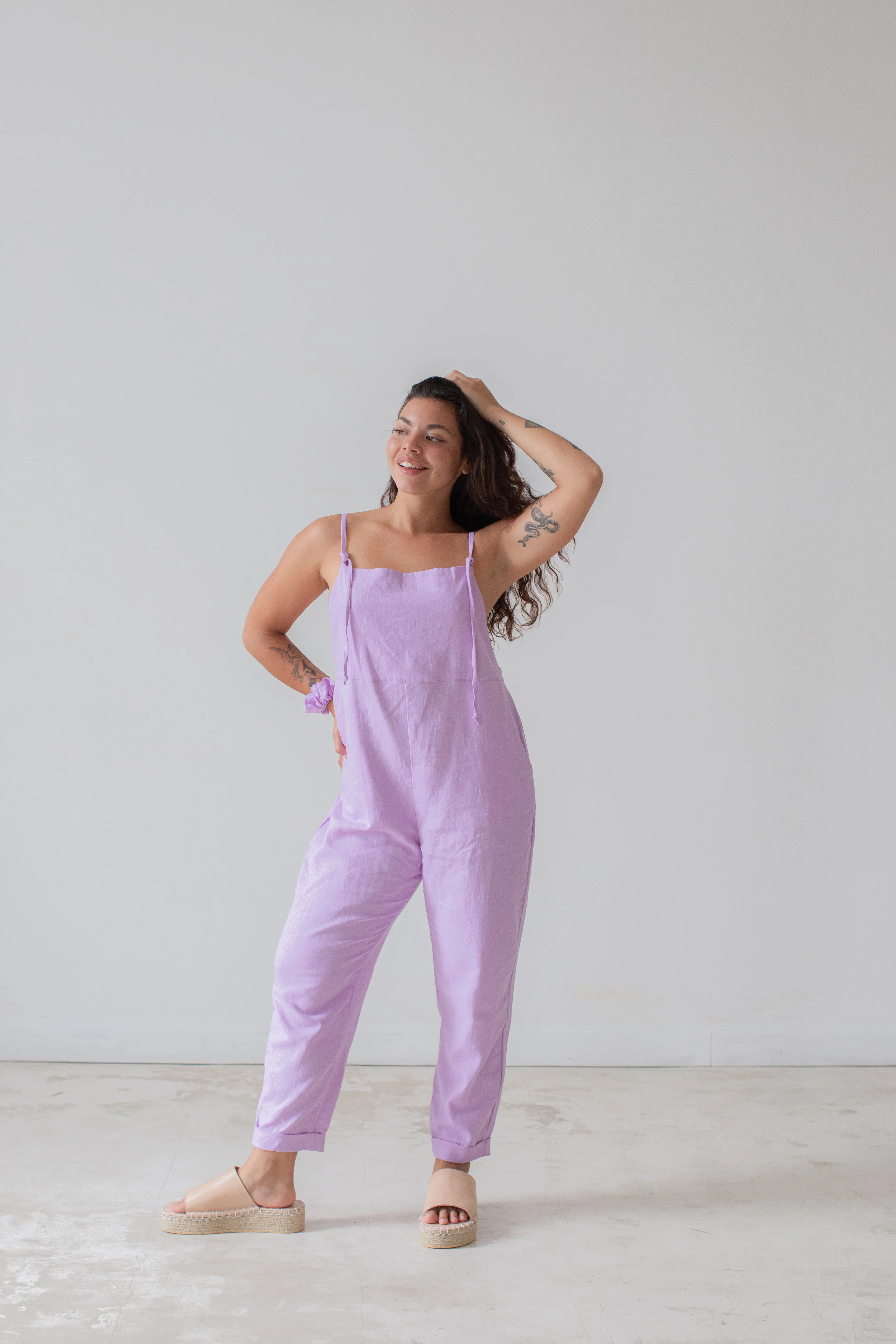 Ollie Overalls - Lilac - Image 2
