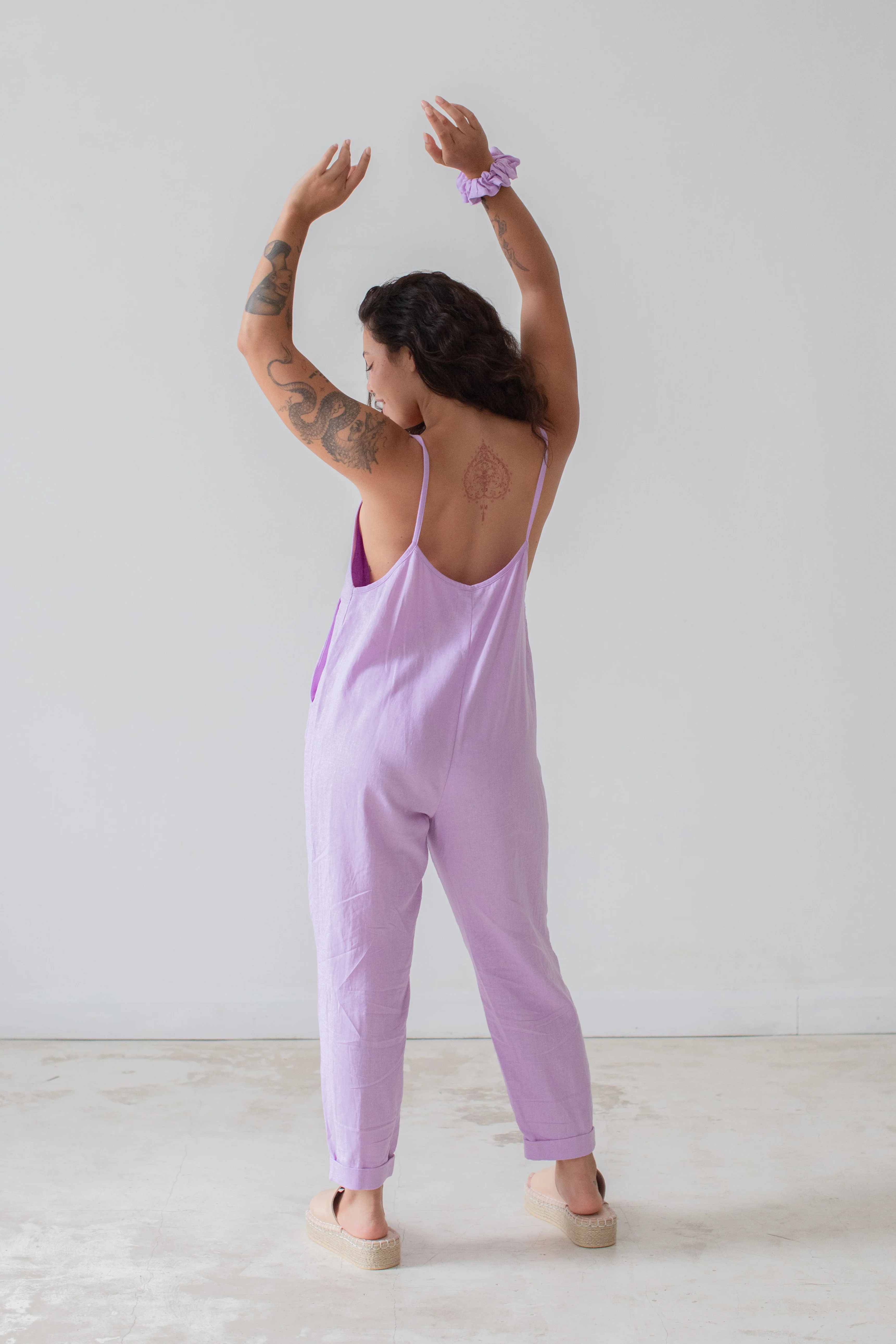 Ollie Overalls - Lilac - Image 3