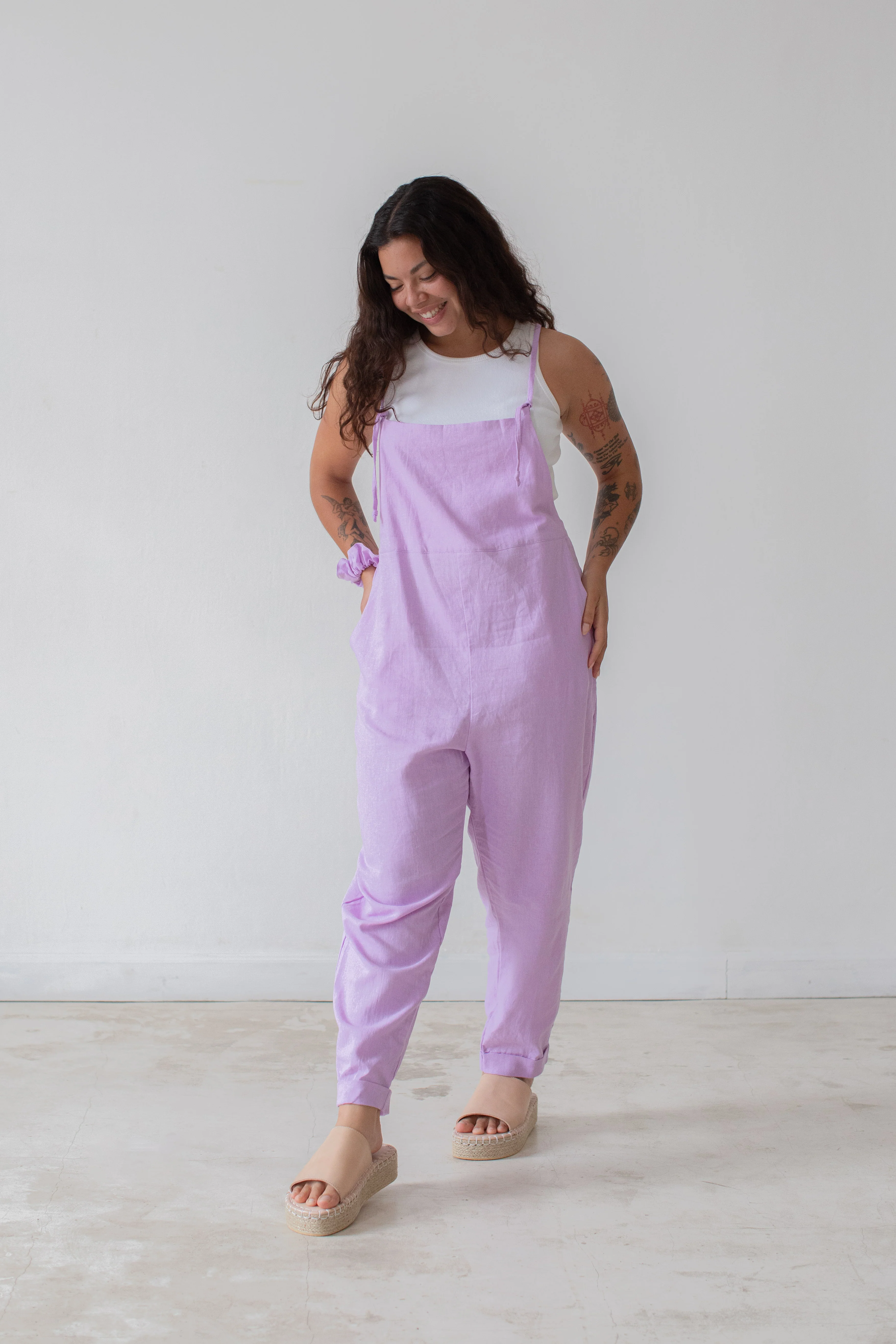 Ollie Overalls - Lilac - Image 4