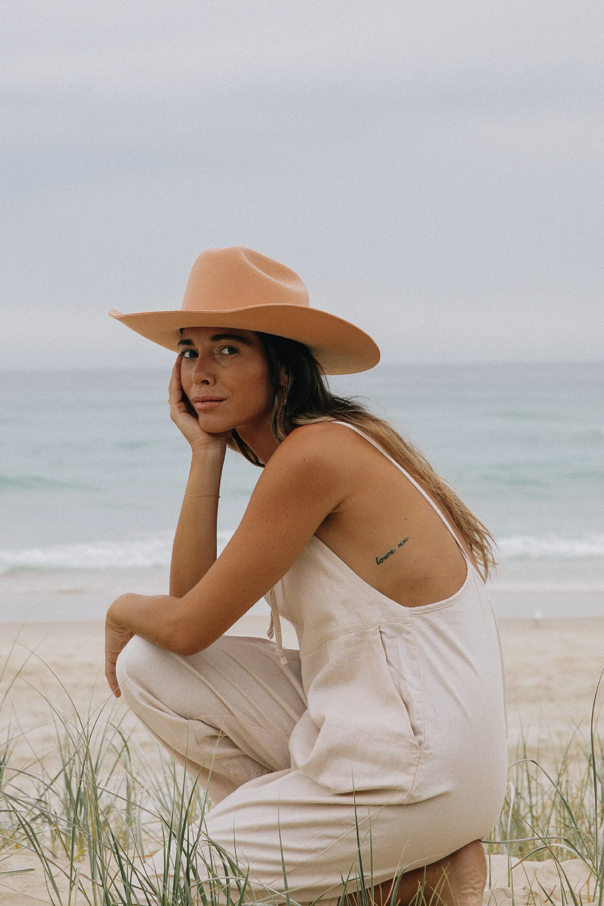 Ollie Overalls - Macadamia *Organic Plant dyed* - Image 9