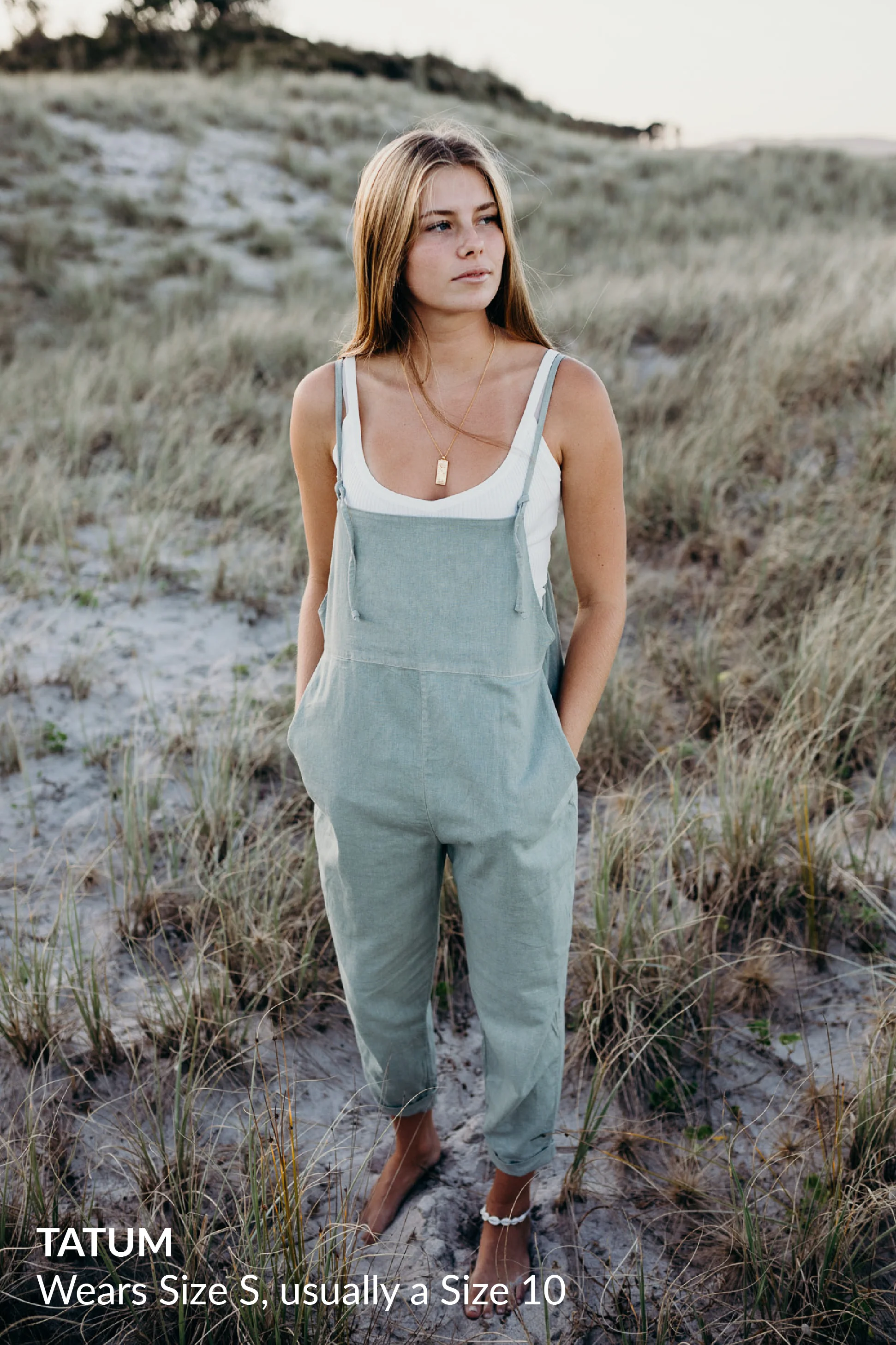 Ollie Overalls - Sage *Organic Plant Dyed* - Image 6