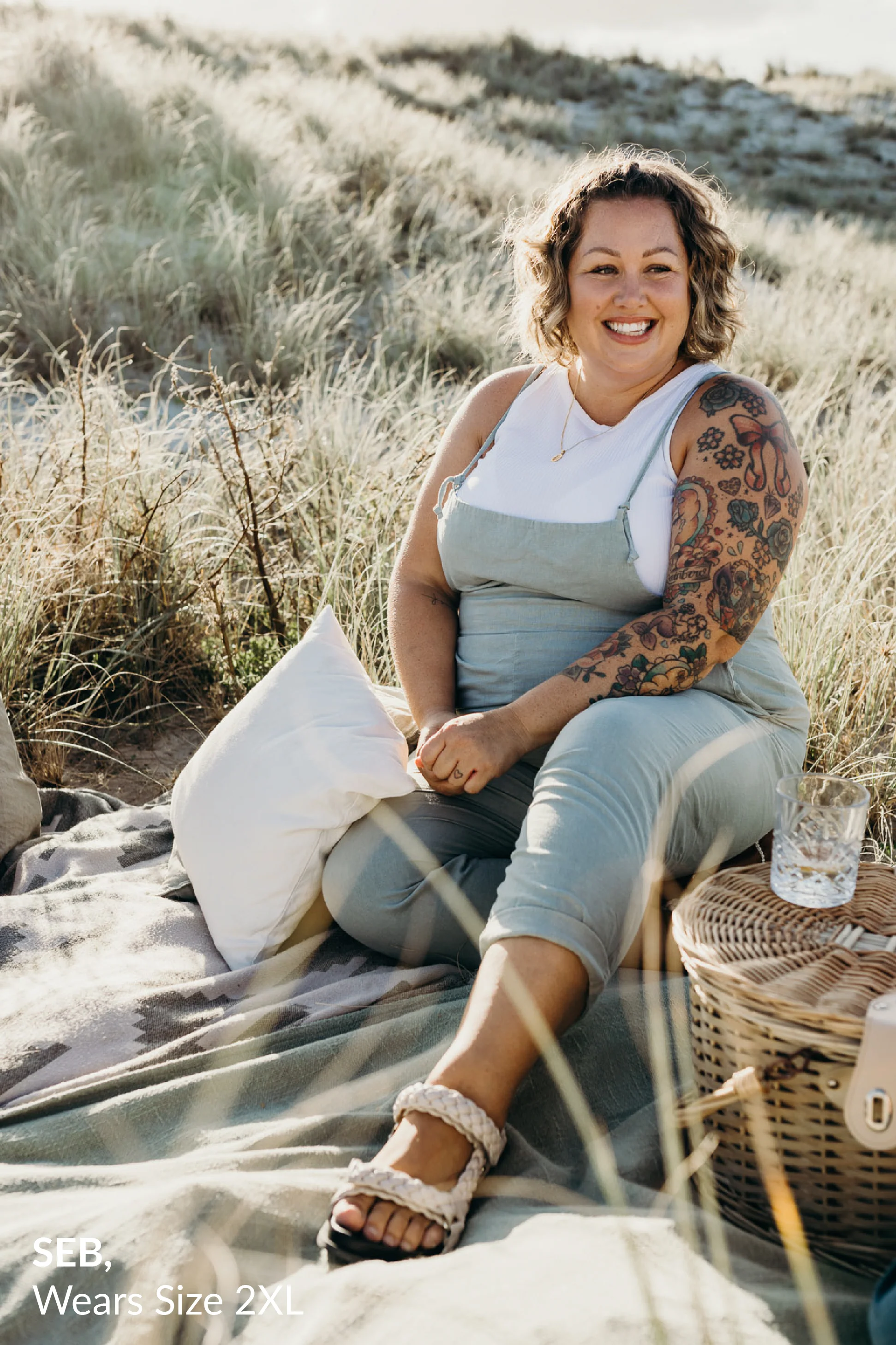 Ollie Overalls - Sage *Organic Plant Dyed* - Image 9