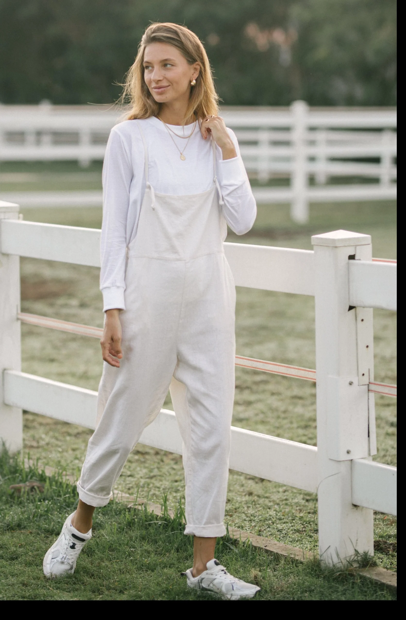 ORGANIC COTTON TOMMY TOP - Coconut White - Image 3