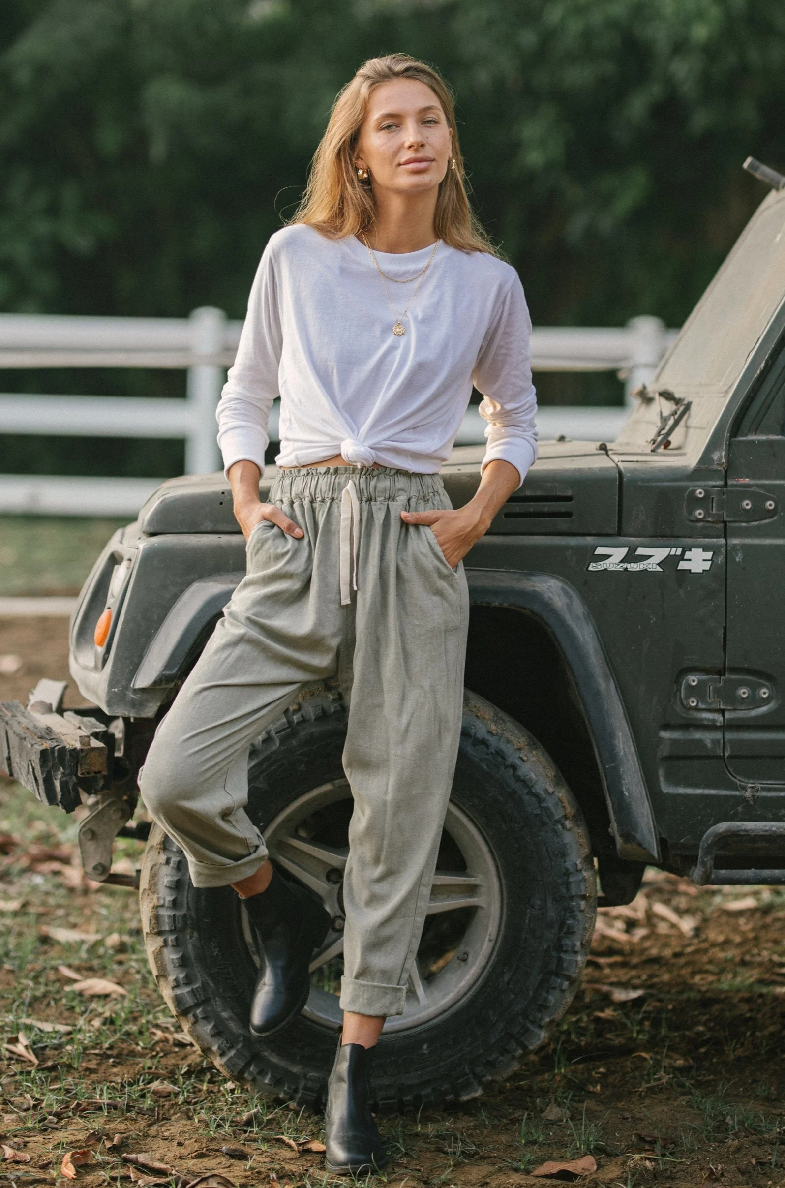 ORGANIC COTTON TOMMY TOP - Coconut White - Image 5