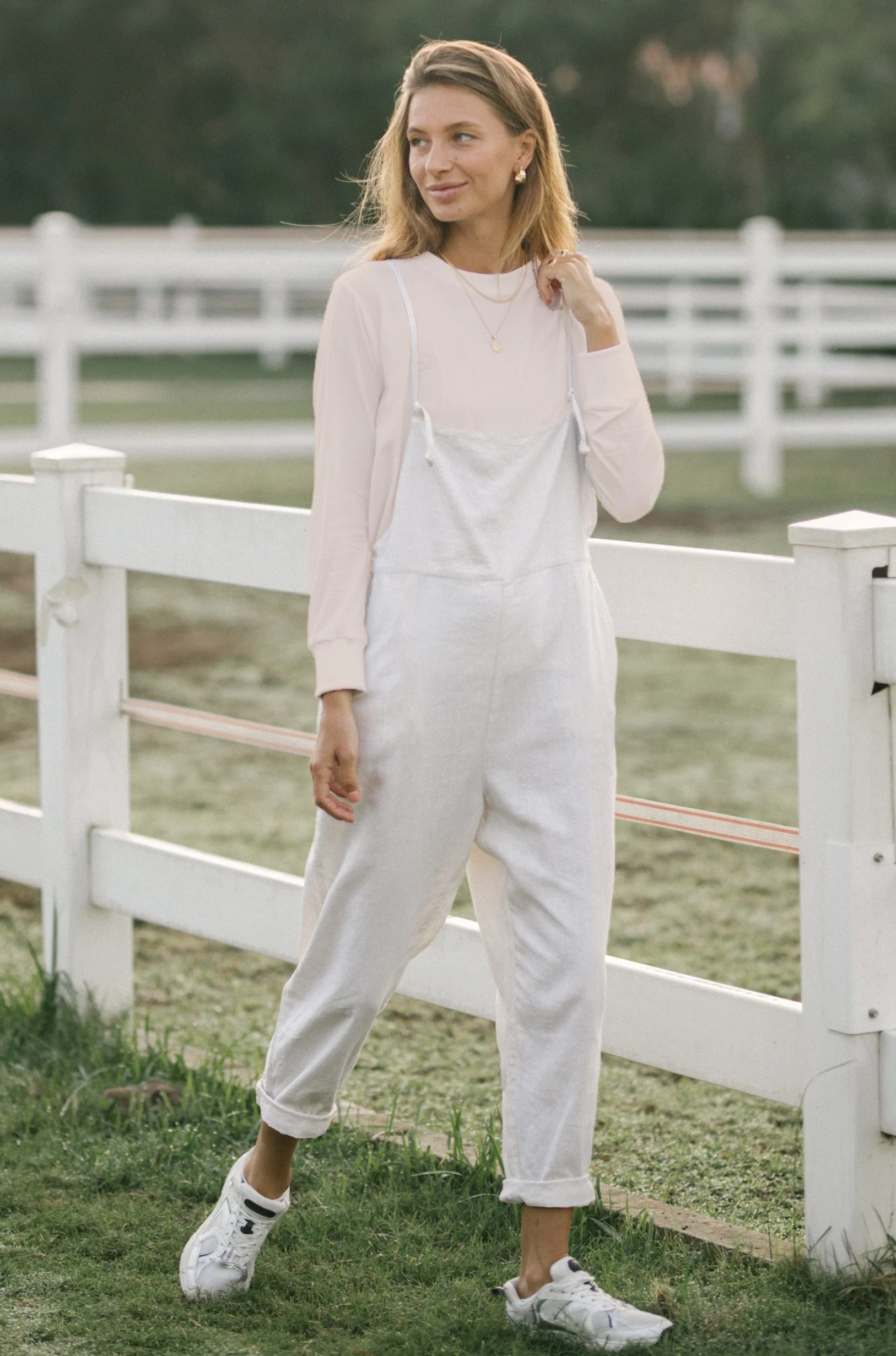 ORGANIC COTTON TOMMY TOP - Macadamia **Plant Dyed** - Image 3