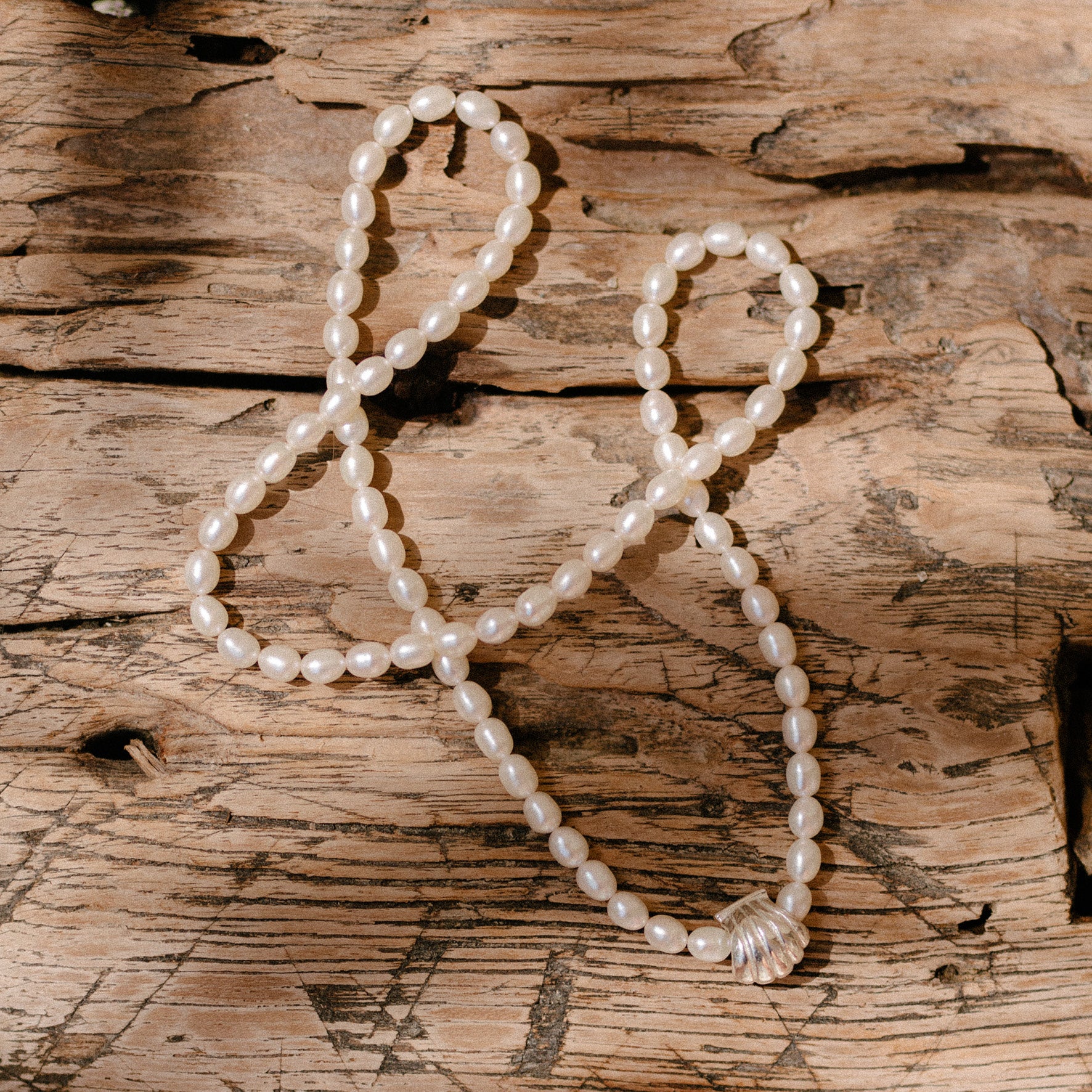 Pearly Whites Necklace - SILVER - Image 3