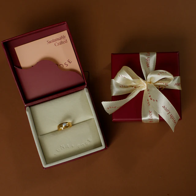 Pia Single Pearl Ring - GOLD - Image 7