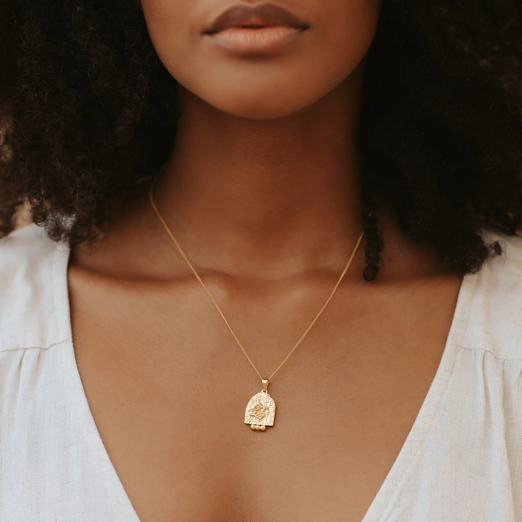 PISCES ZODIAC CHARM ONLY - GOLD - Image 3