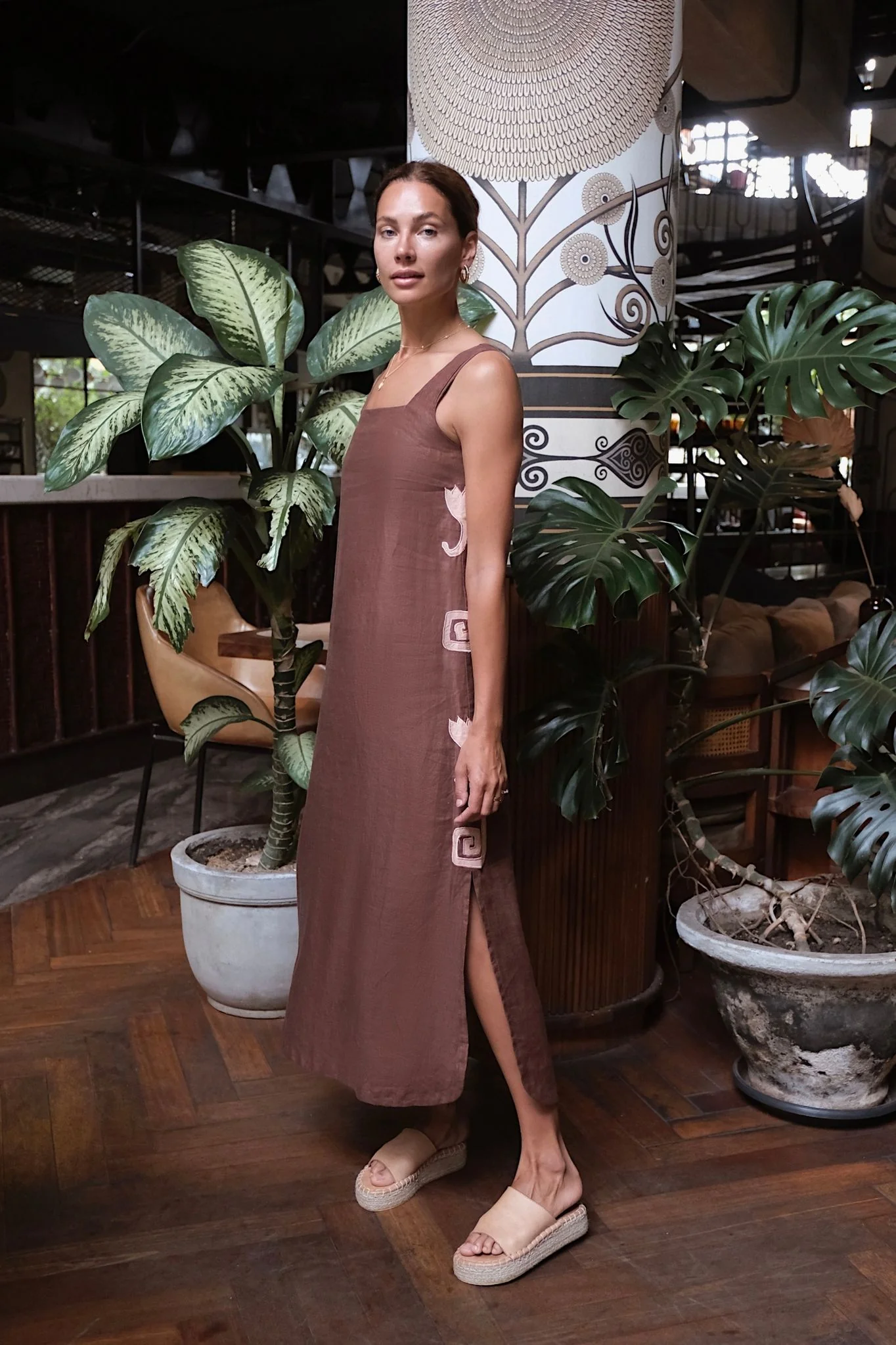 POPPY DRESS - Espresso