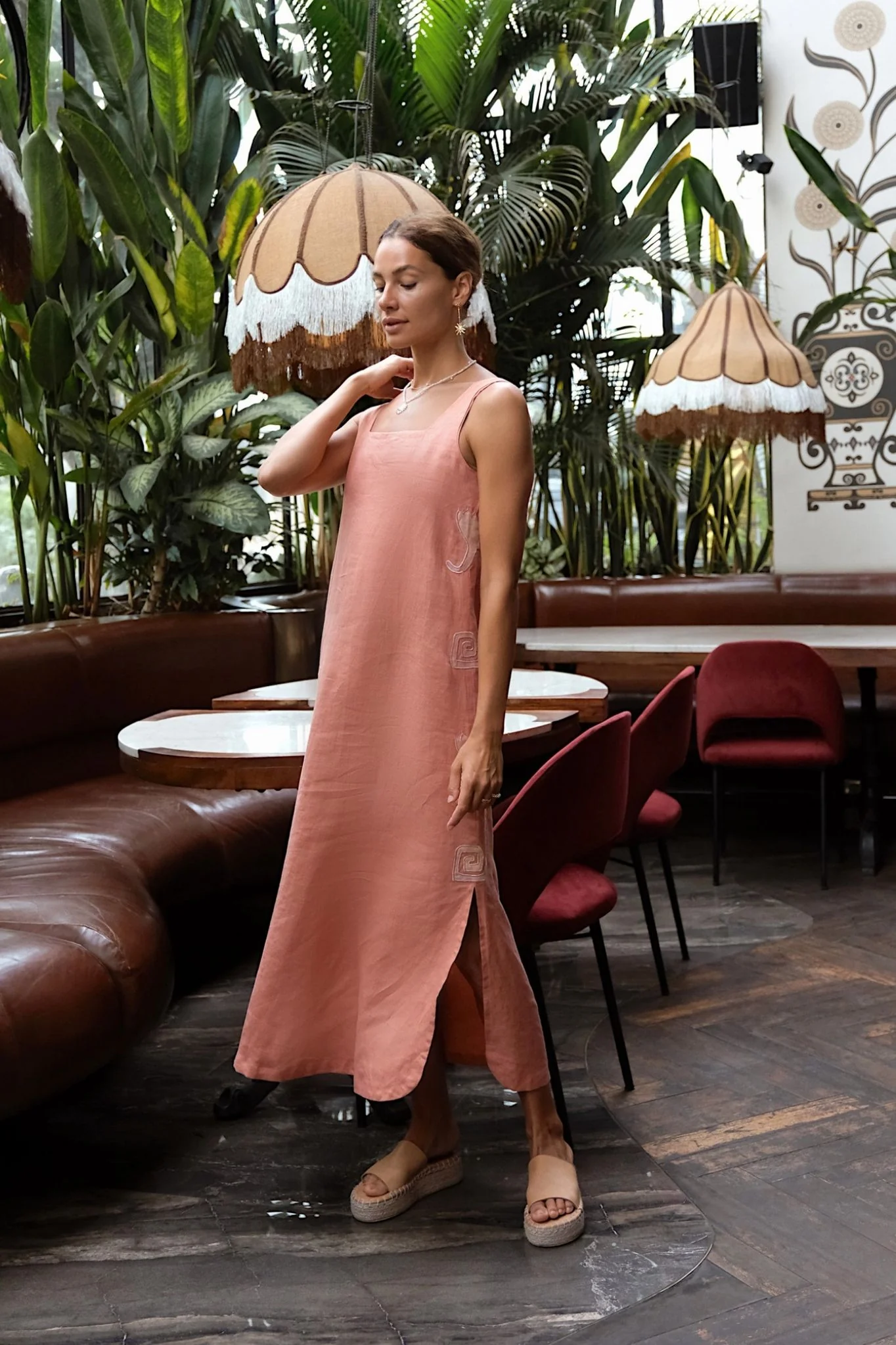 POPPY DRESS - Vintage Blush