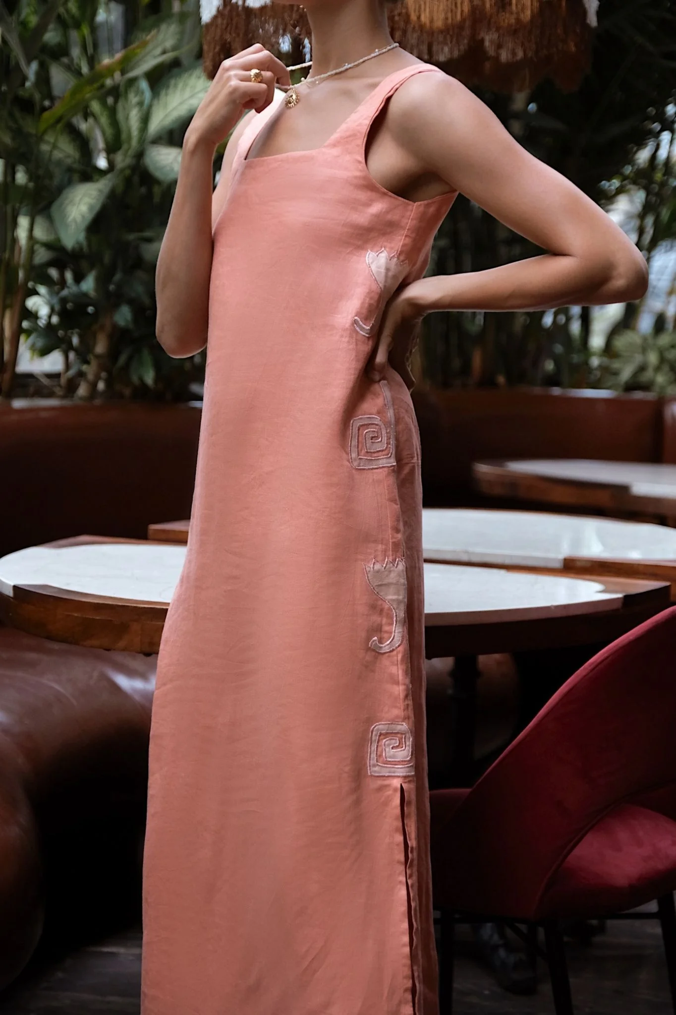 POPPY DRESS - Vintage Blush - Image 2