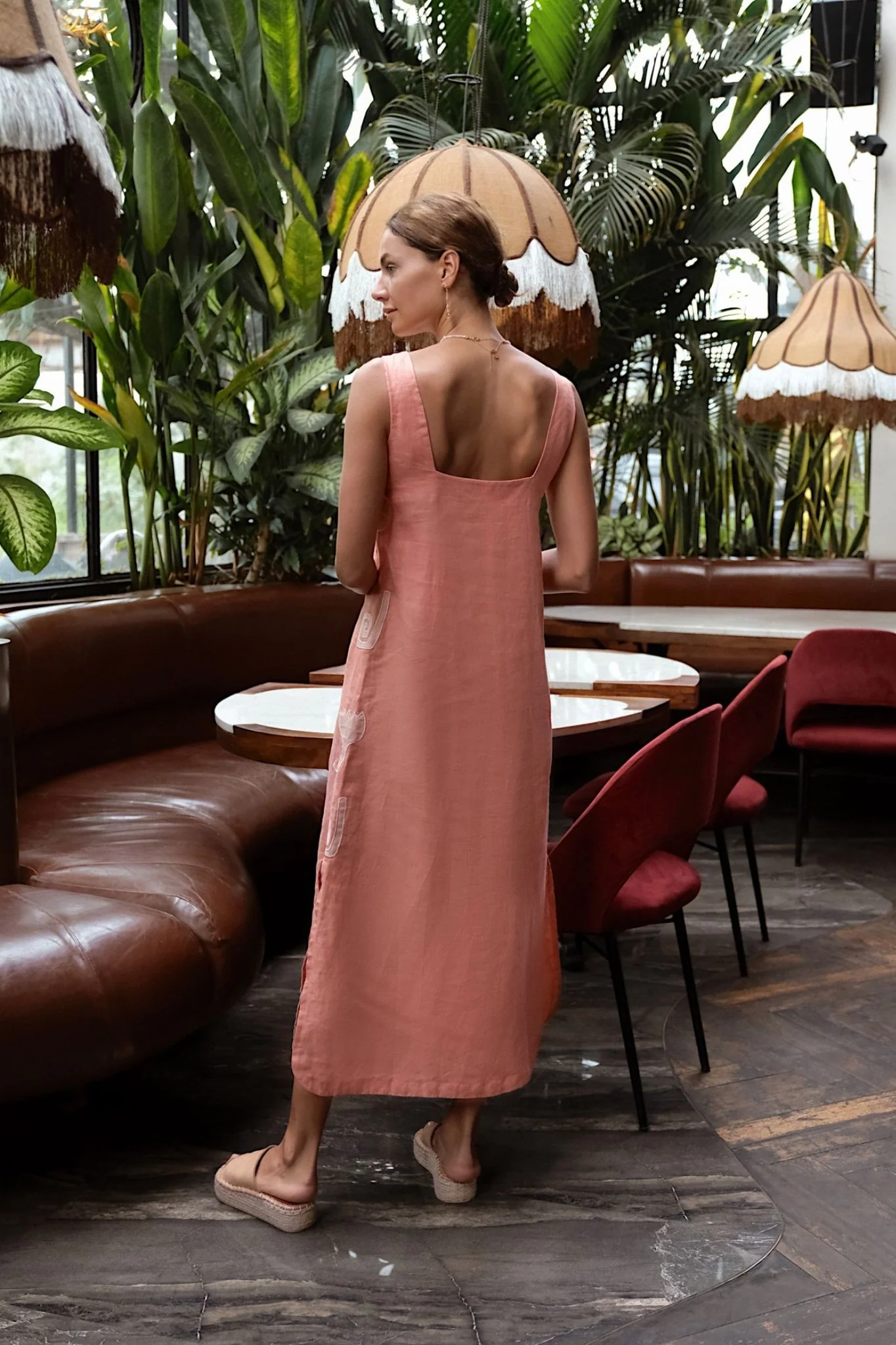POPPY DRESS - Vintage Blush - Image 3