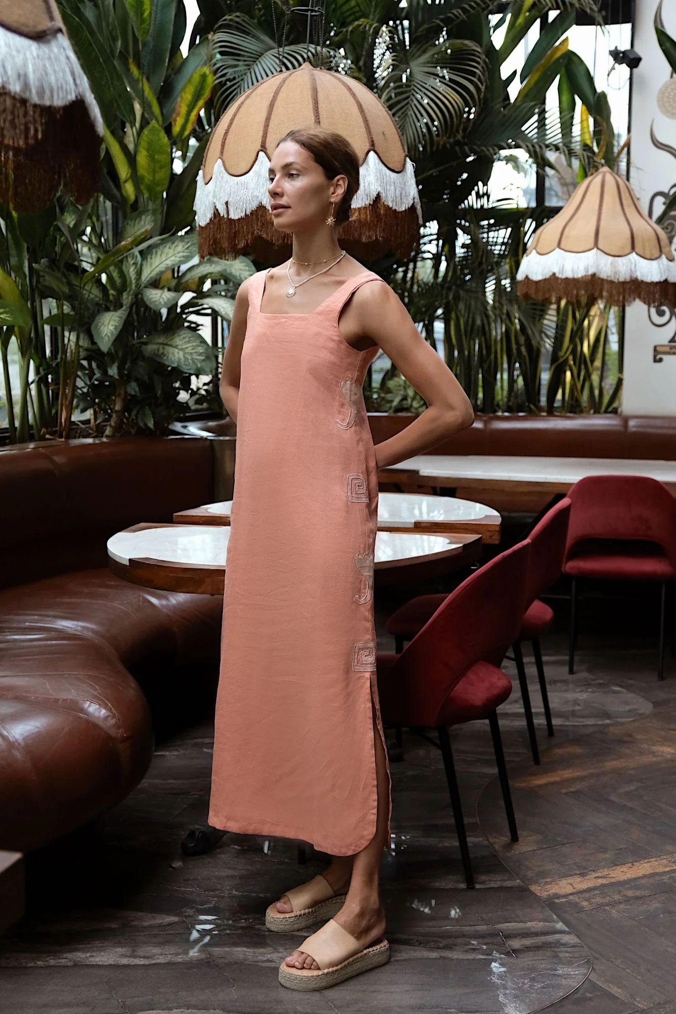 POPPY DRESS - Vintage Blush - Image 4