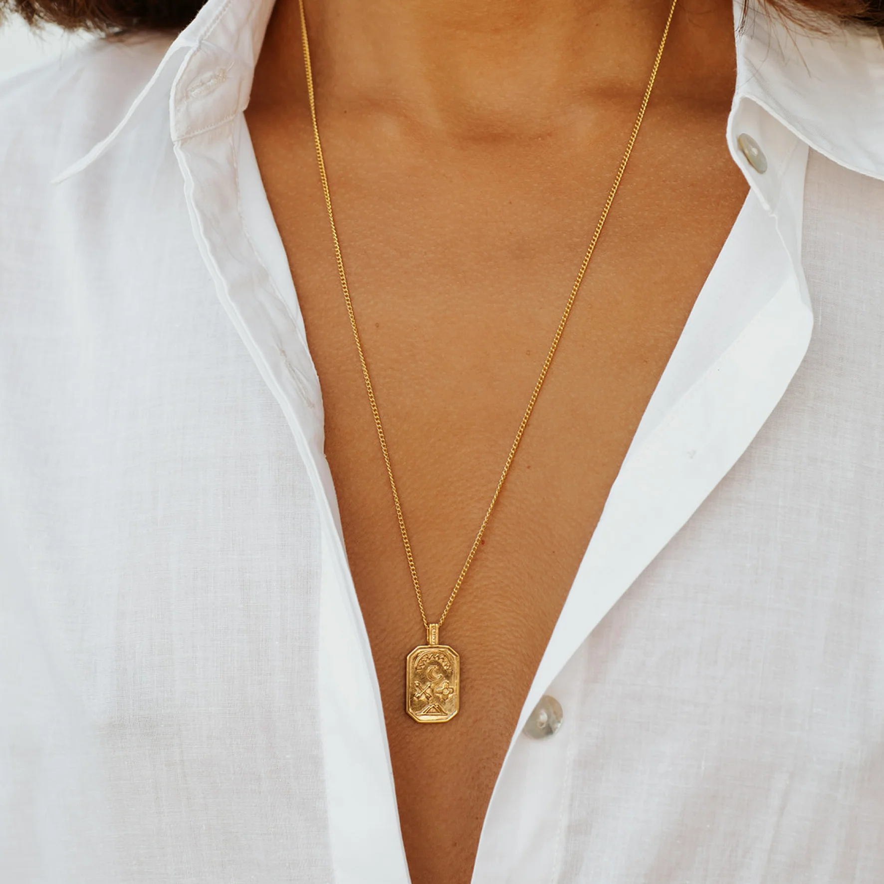 Power Pendant for Abundance Necklace - Gold - Image 4