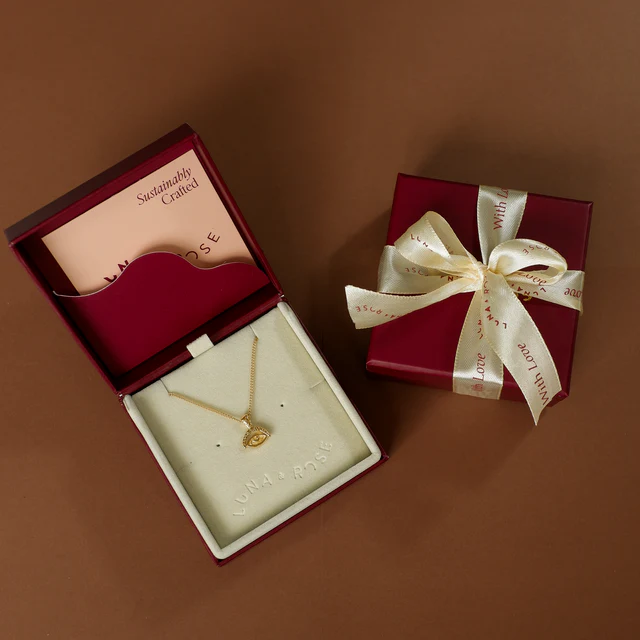Protection Evil Eye Necklace - Gold - Image 9