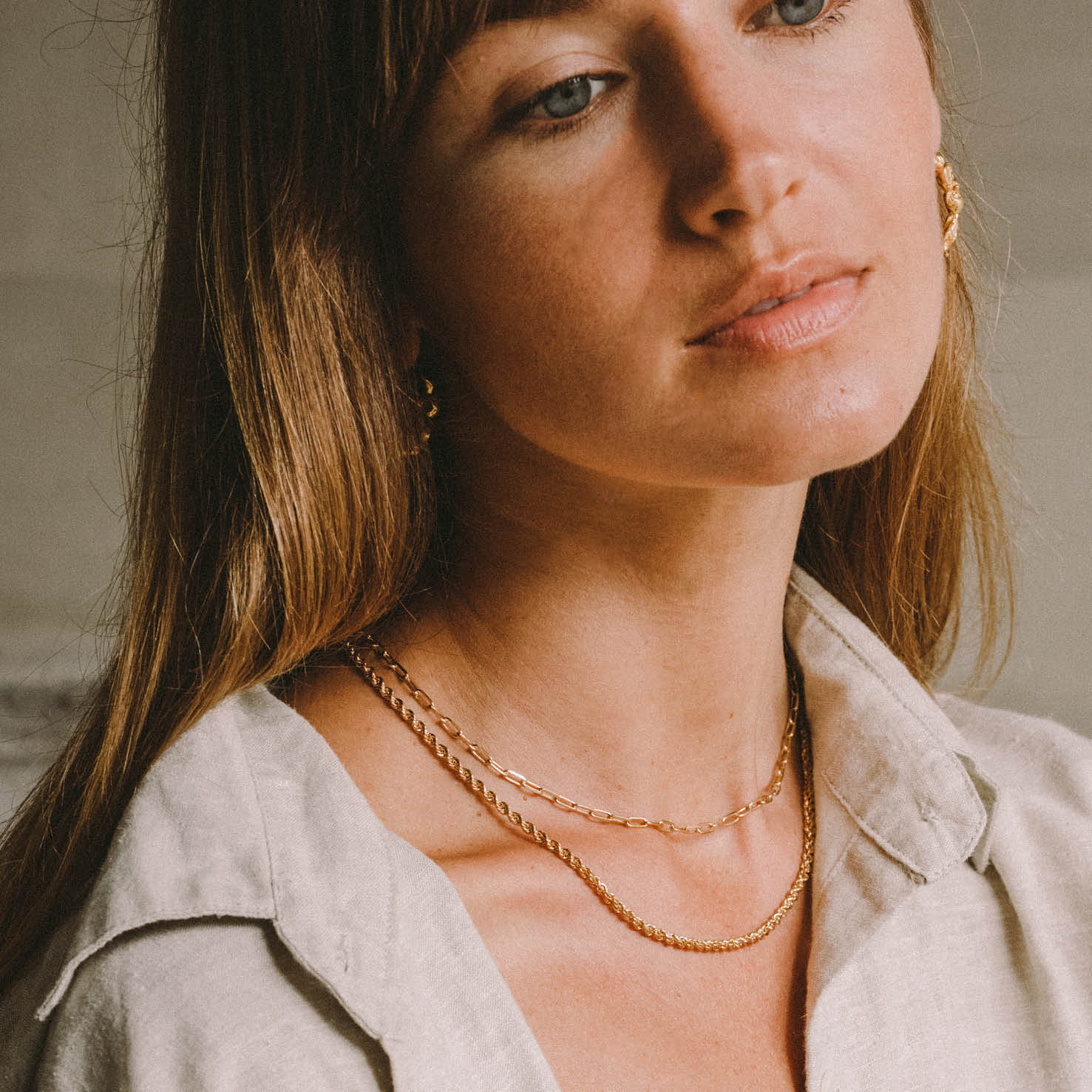 Rhode Island Twisted Rope Chain - Gold - Image 3