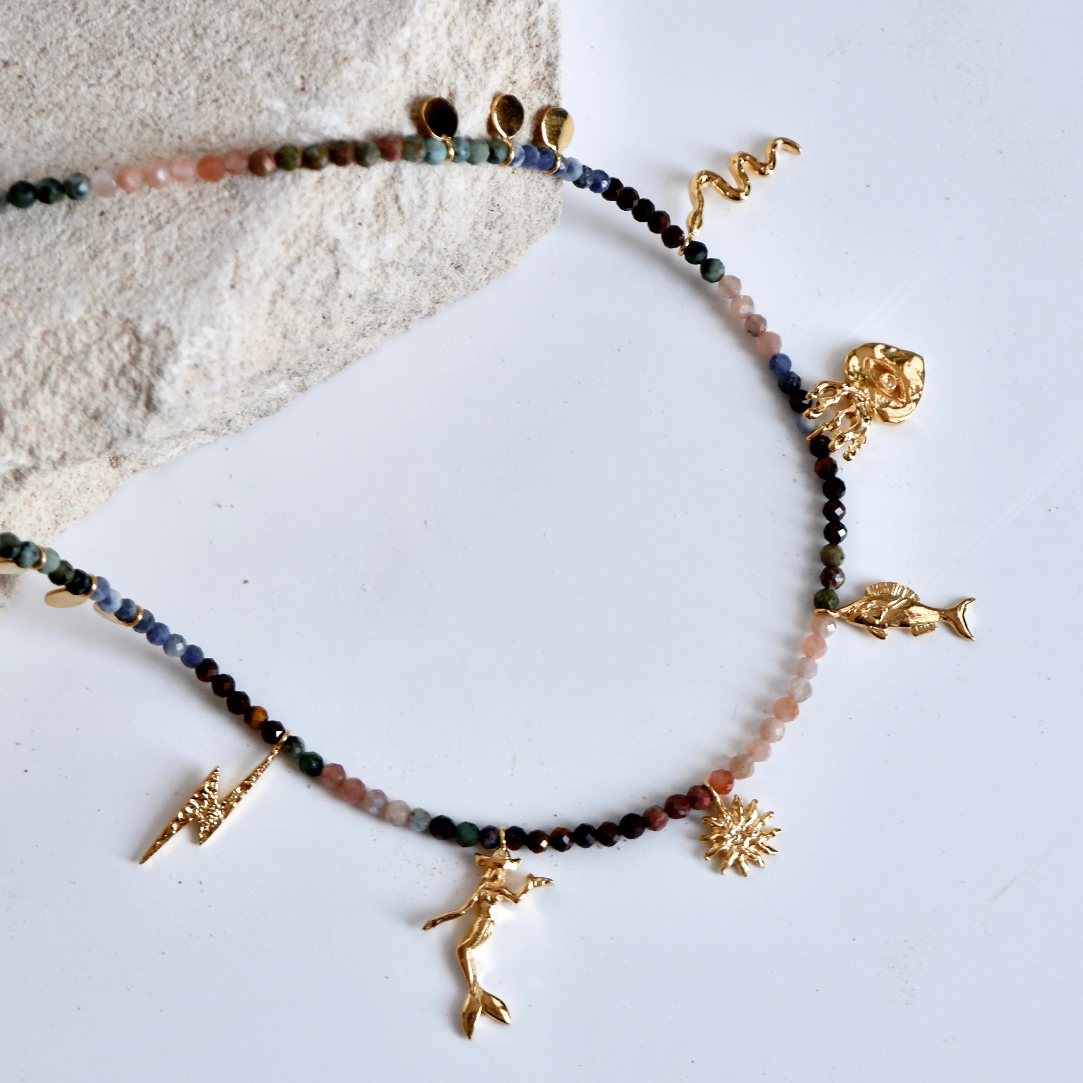 Riding Tides Necklace - Tahnee Kelland x Luna & Rose - Gold - Image 6