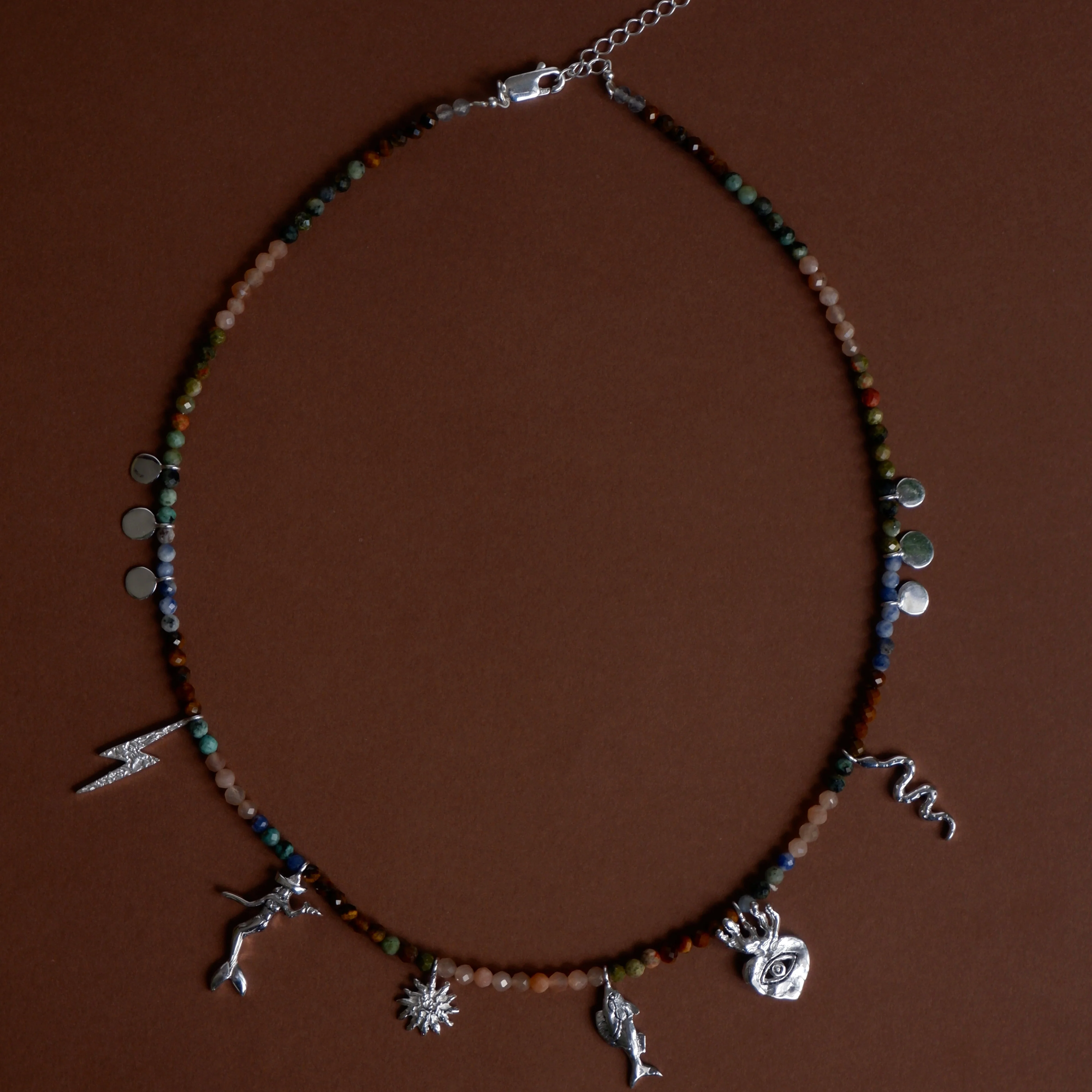 Riding Tides Necklace - Tahnee Kelland x Luna & Rose - Silver - Image 5