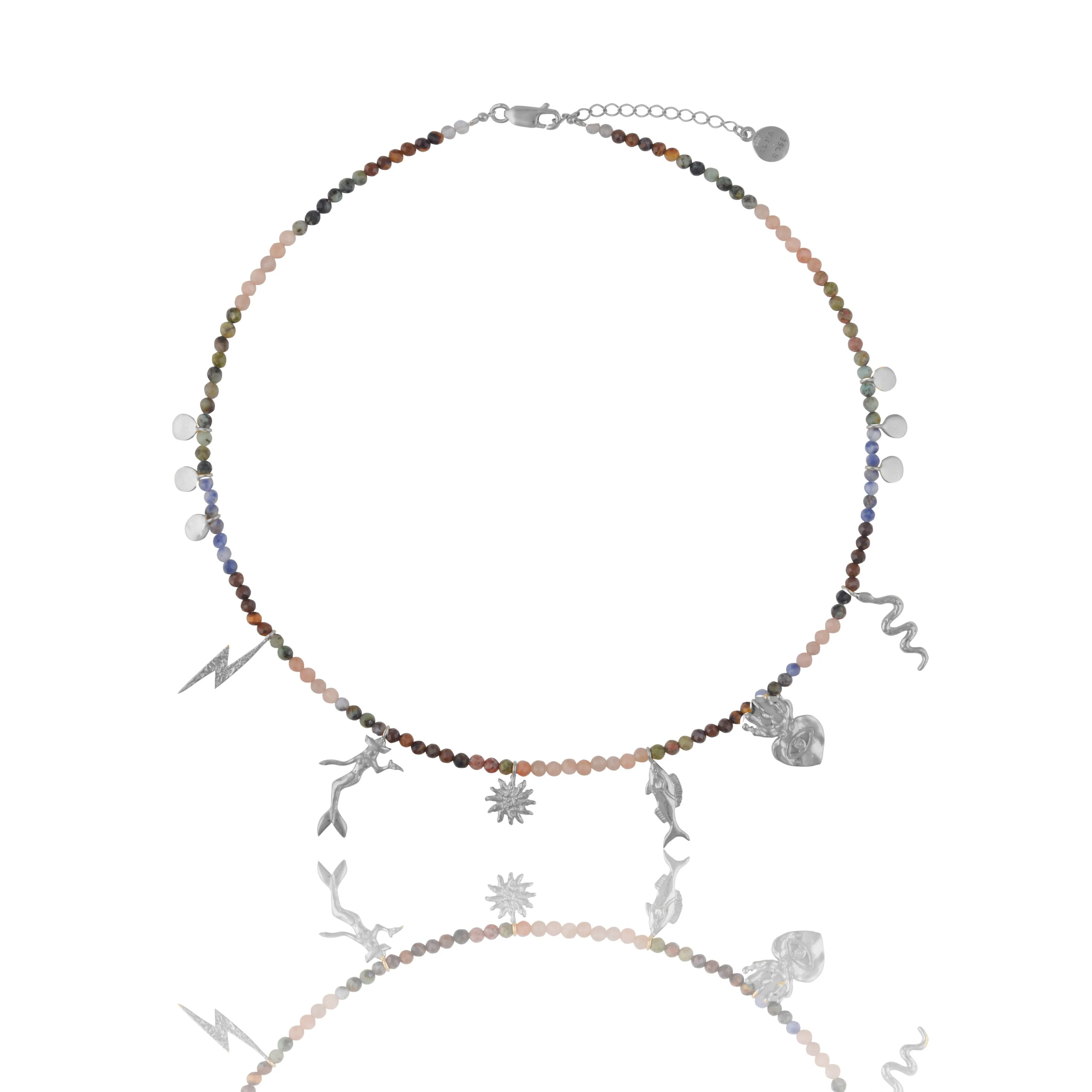 Riding Tides Necklace - Tahnee Kelland x Luna & Rose - Silver - Image 7