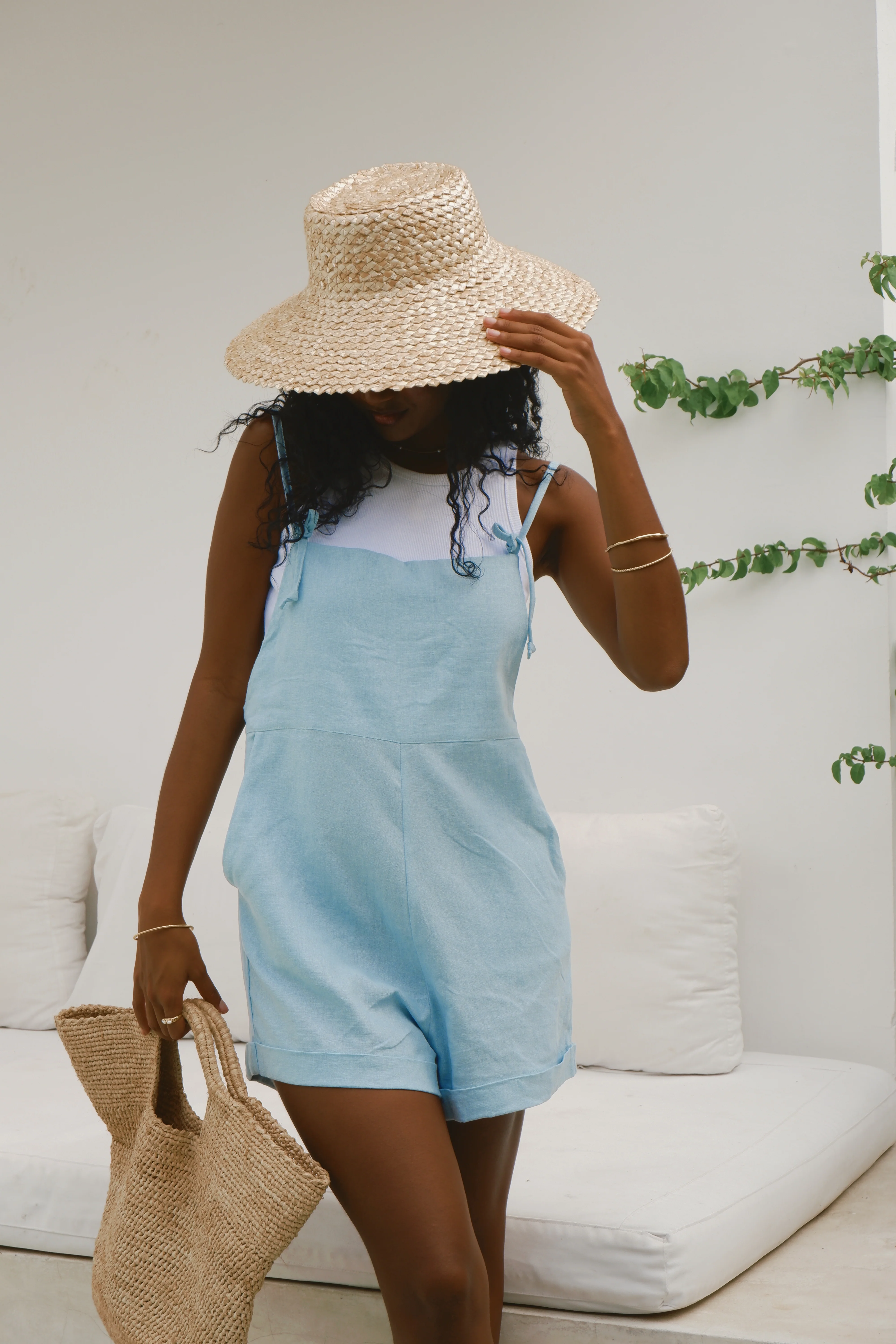 Riley Jumpsuit - Sky Blue - Image 3