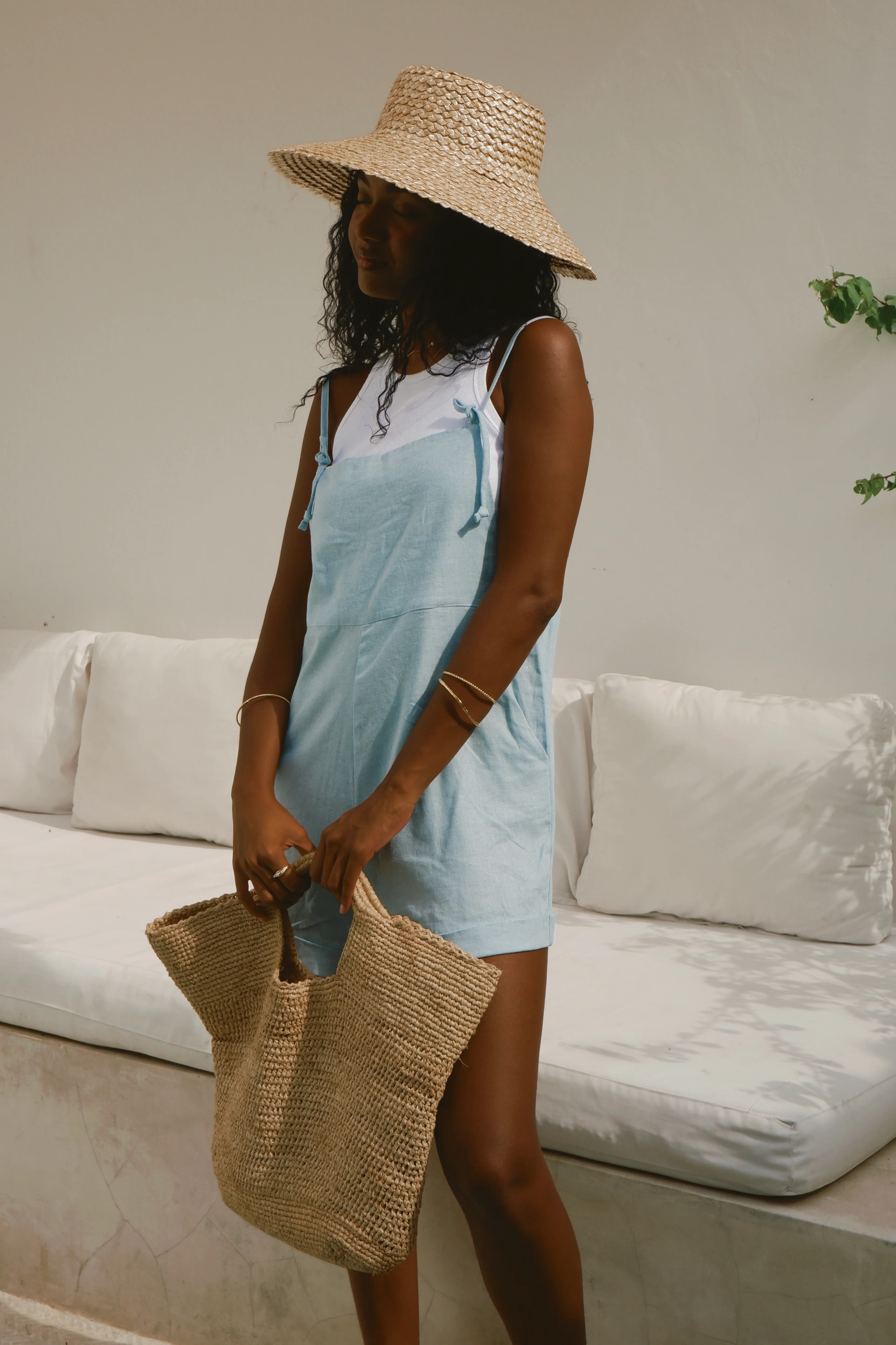 Riley Jumpsuit - Sky Blue - Image 6