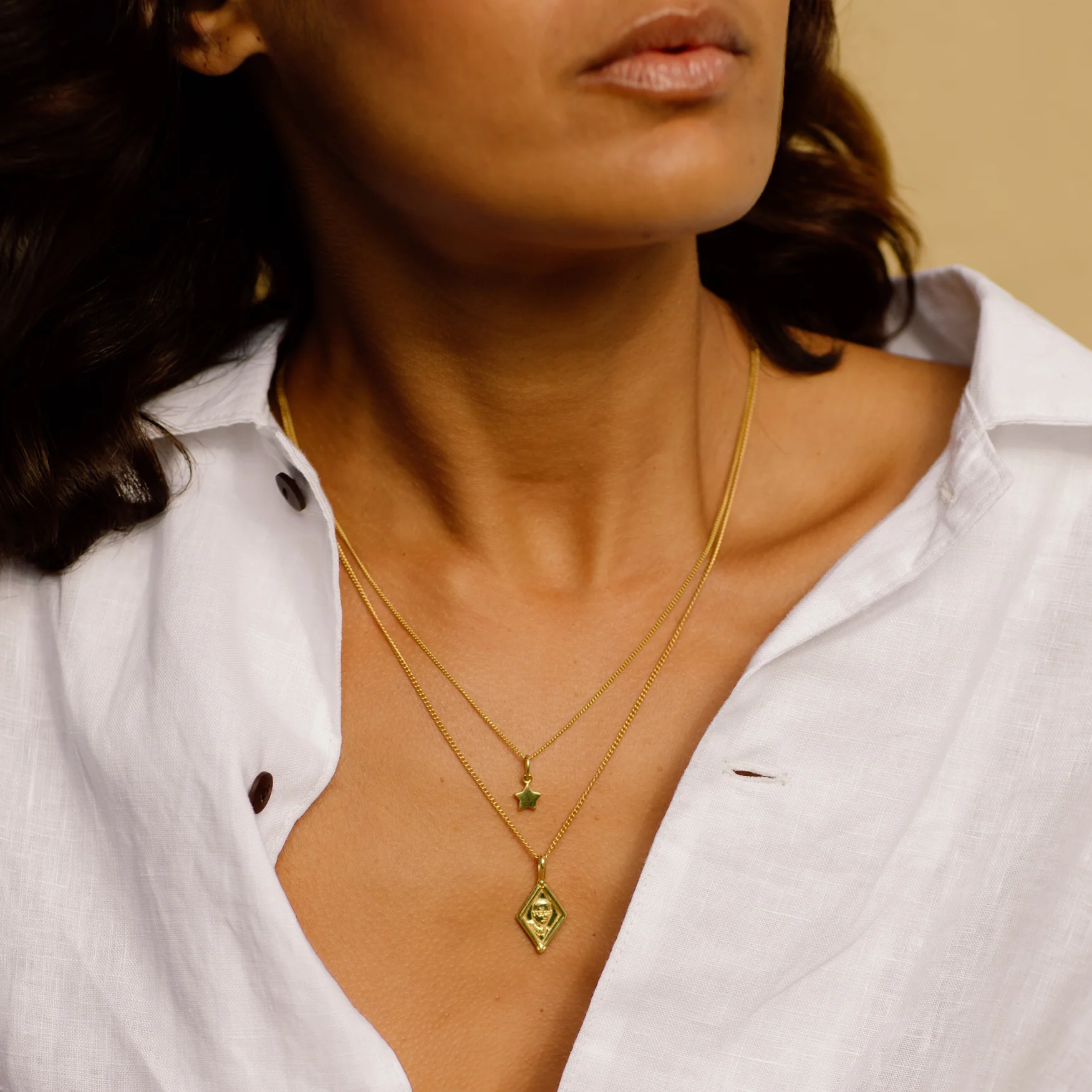 Ruth Bader Ginsberg Pendant for Equality Necklace - Gold - Image 5