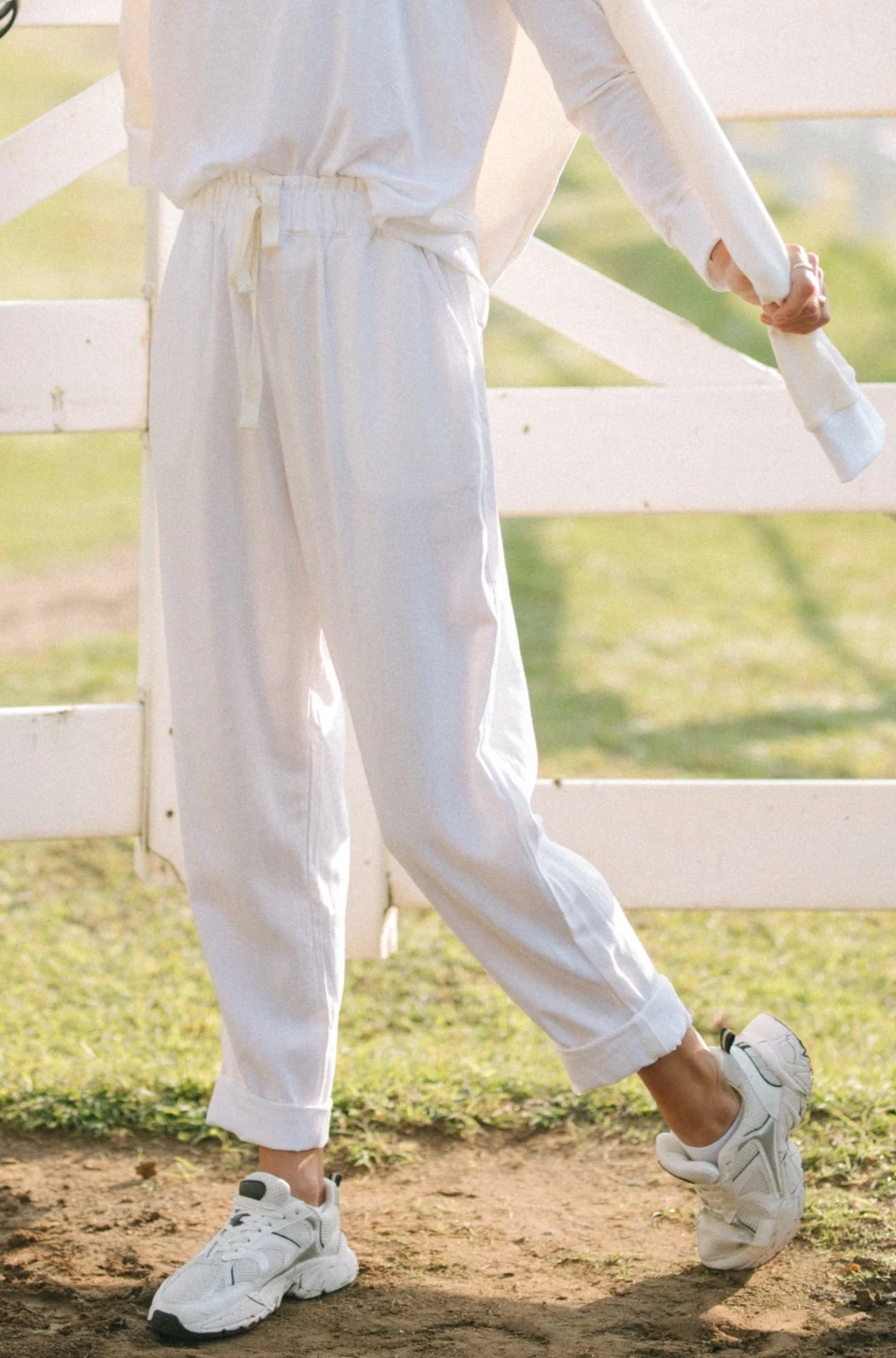 FRANKIE PANTS - Coconut White - Image 4