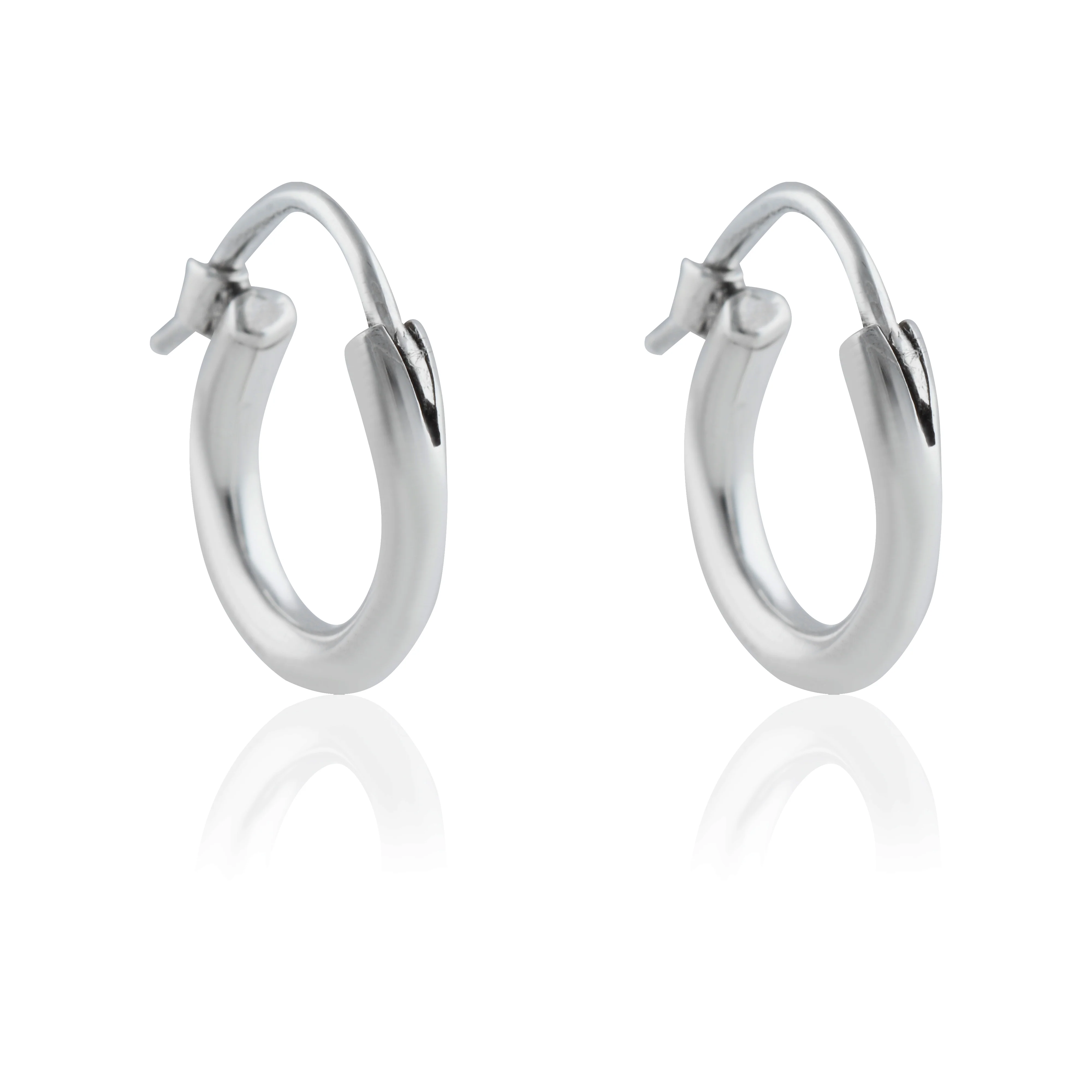 Signature Hoops 10mm Petite - Silver - Image 7