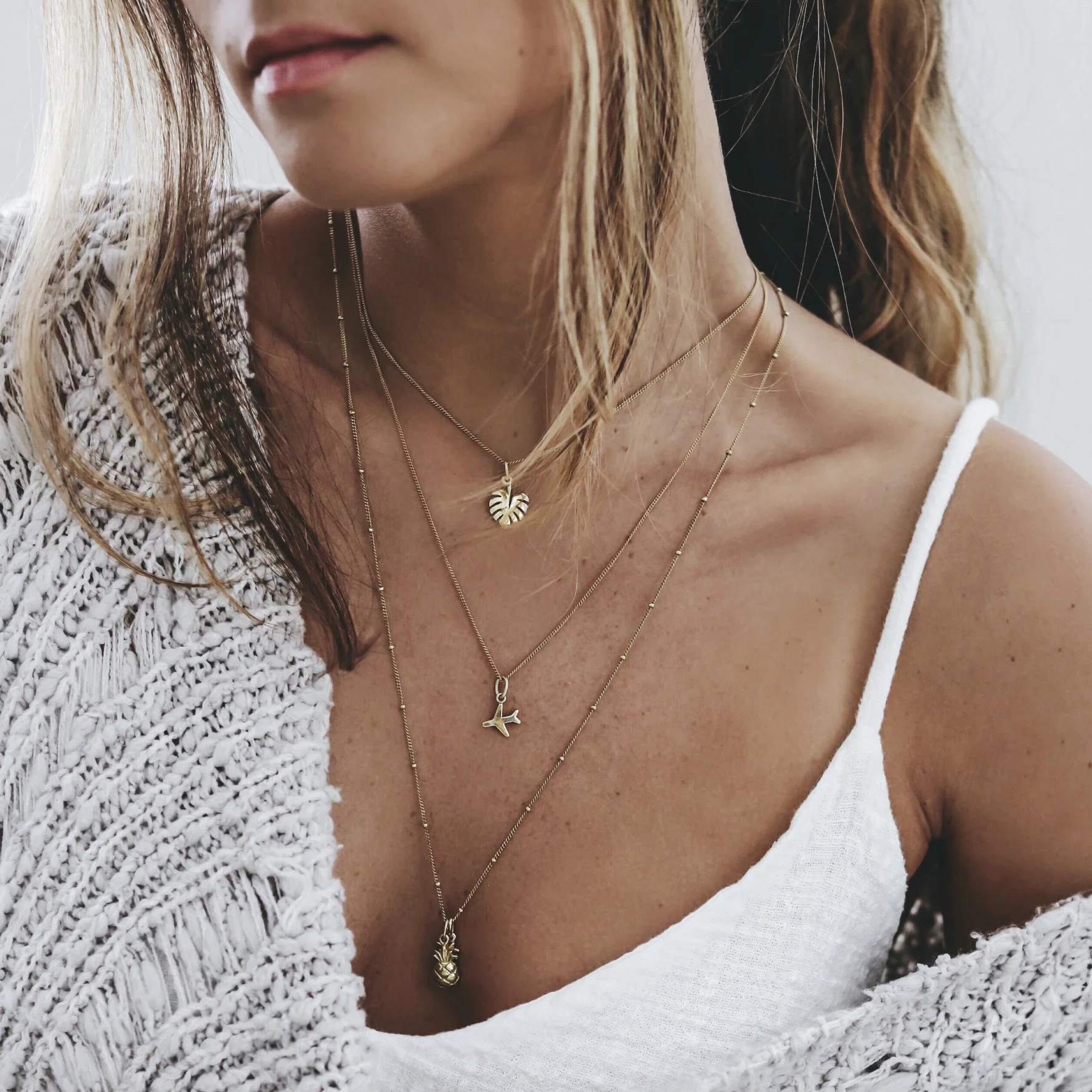 SIMPLE FINE CHAIN - To Add Charms onto (Gold) - Image 5