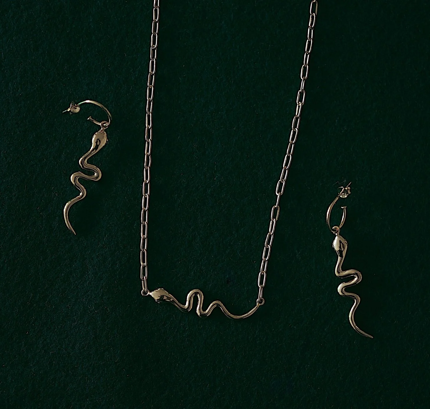 Snake 'Rebirth' Earrings - Gold - Image 4