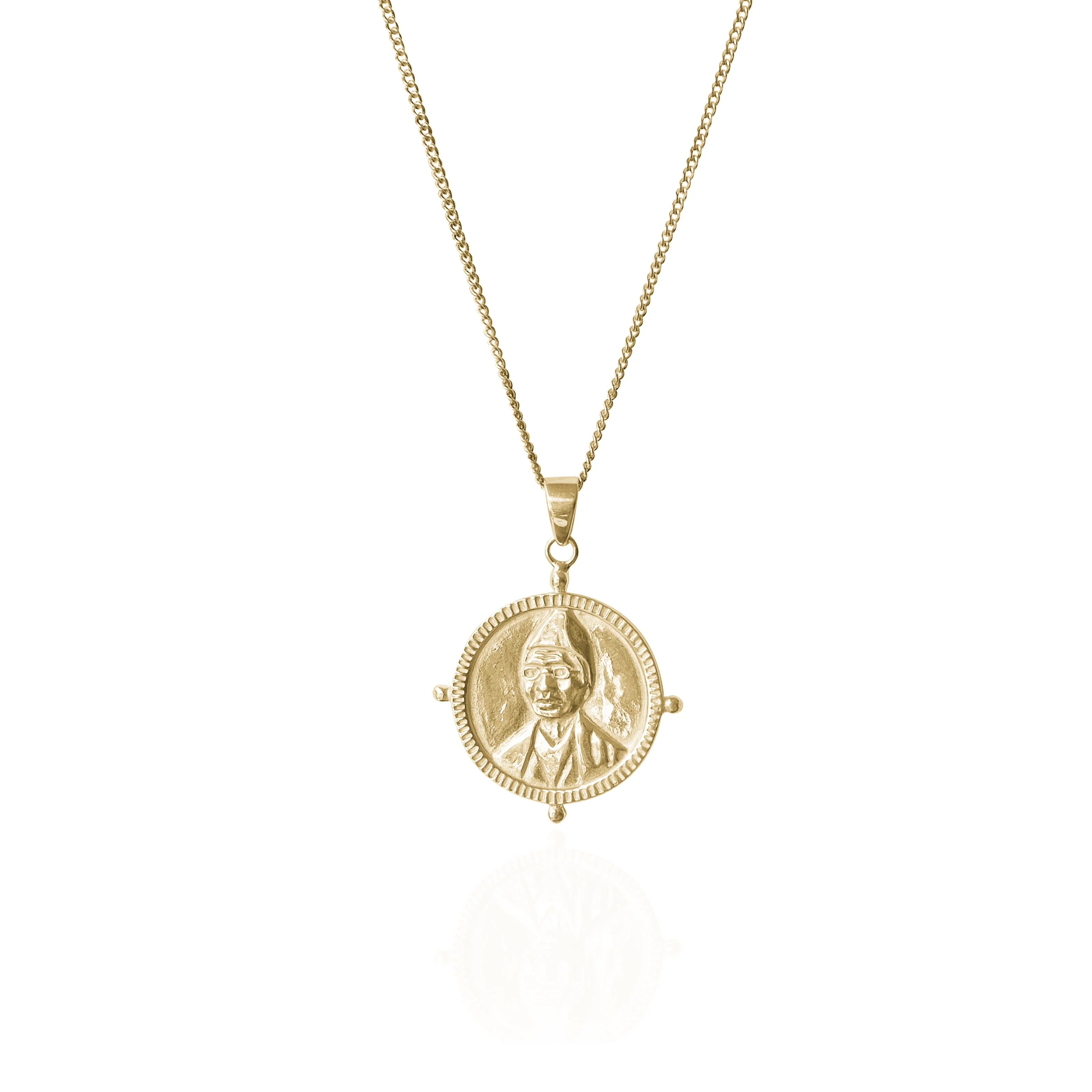 9KT SOLID GOLD - SOJOURNER 'STRENGTH' NECKLACE