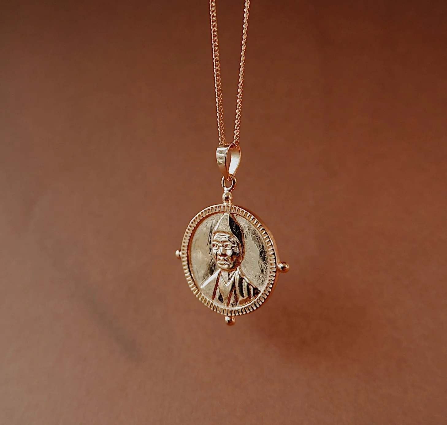 SOJOURNER 'STRENGTH' NECKLACE PENDANT - GOLD - Image 5