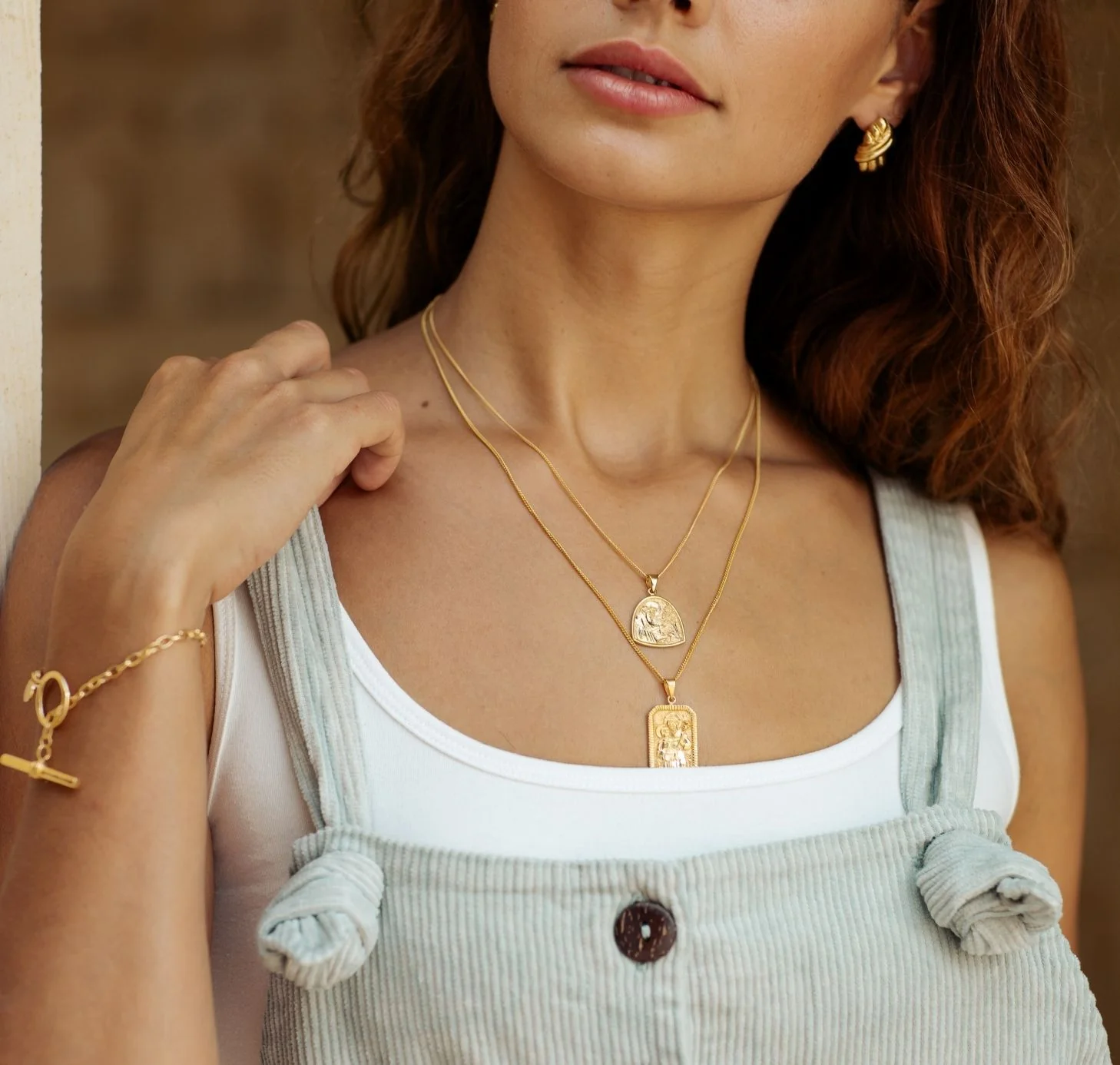 St Assisi - Patron Saint of Animals & Environment - CHARM ONLY - Gold - Image 6