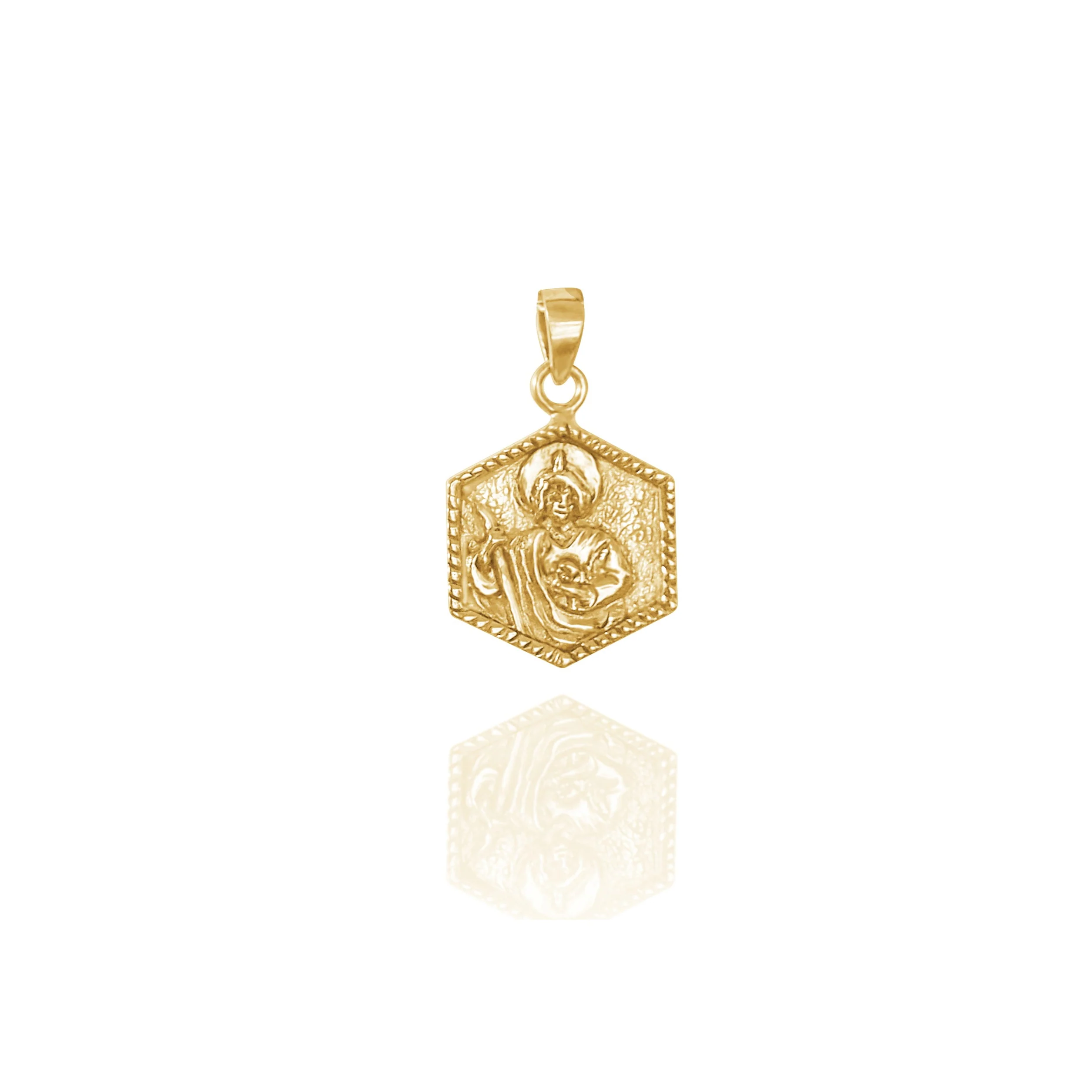St Jude - Saint of Hope & Impossible Causes - CHARM ONLY - Gold