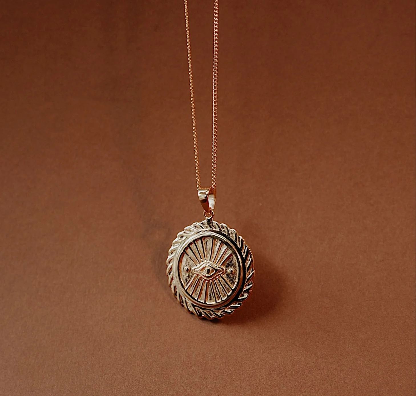 SUZANNE 'PROTECTION' NECKLACE PENDANT - GOLD - Image 3