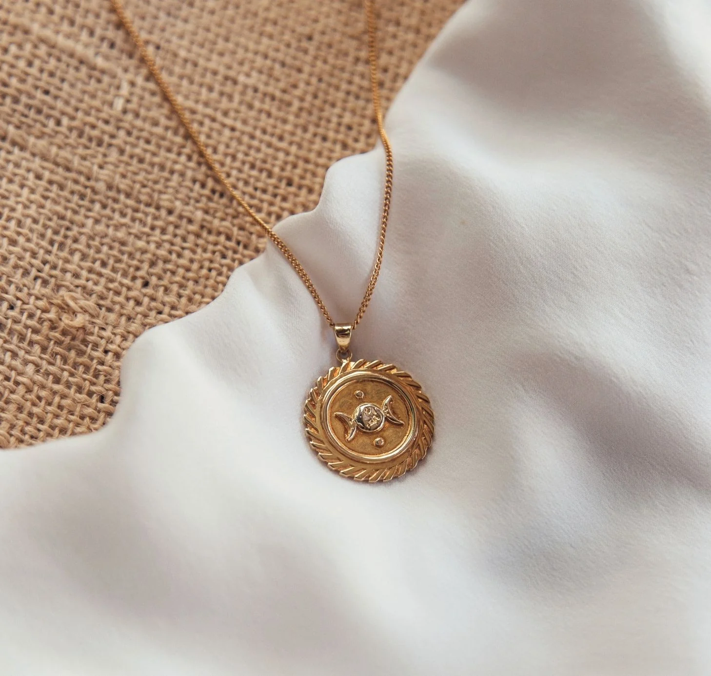 9KT SOLID GOLD - SUZANNE 'PROTECTION' NECKLACE - Image 7