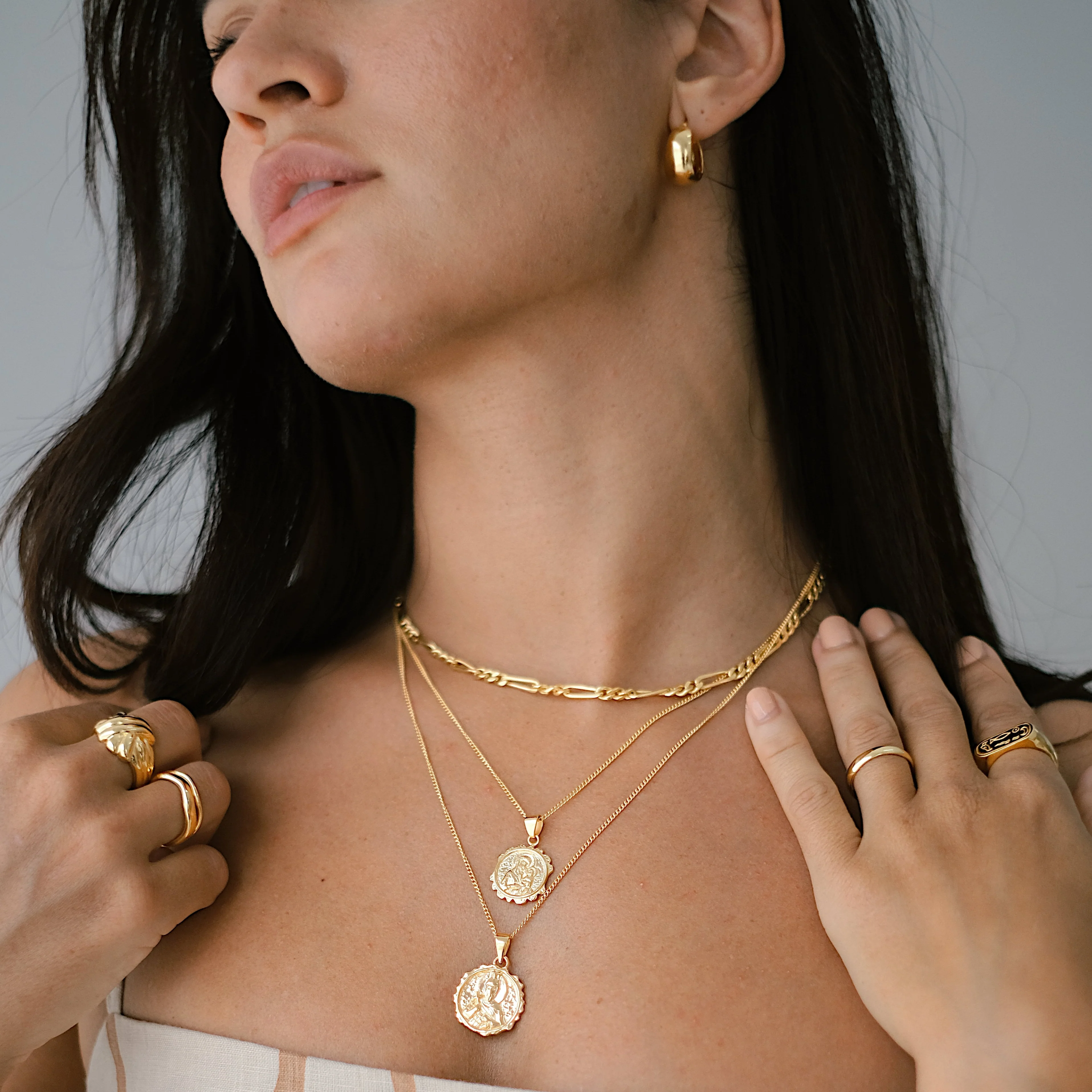 9KT SOLID GOLD St Anne - Patron Saint of Mothers, Grandmothers & Educators - CHARM ONLY - Image 4
