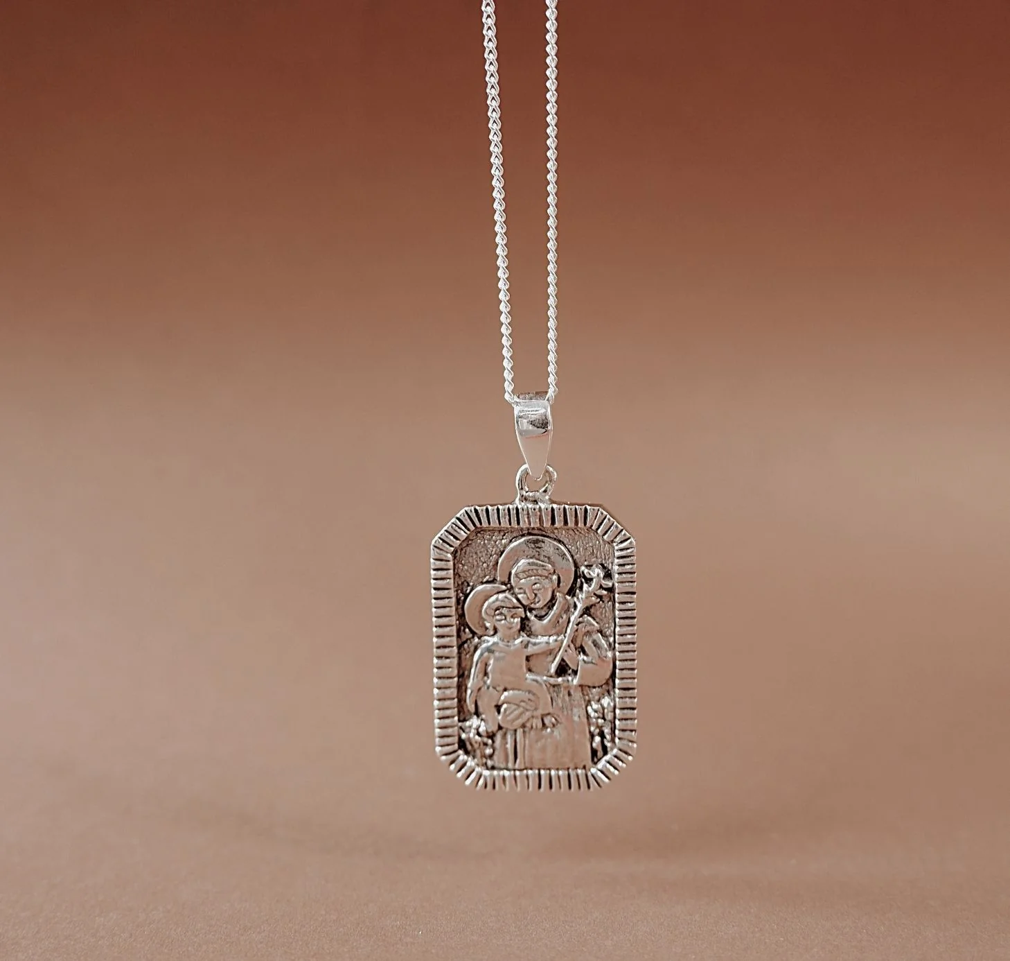 St Anthony - Patron Saint of Miracles - Silver - Image 5