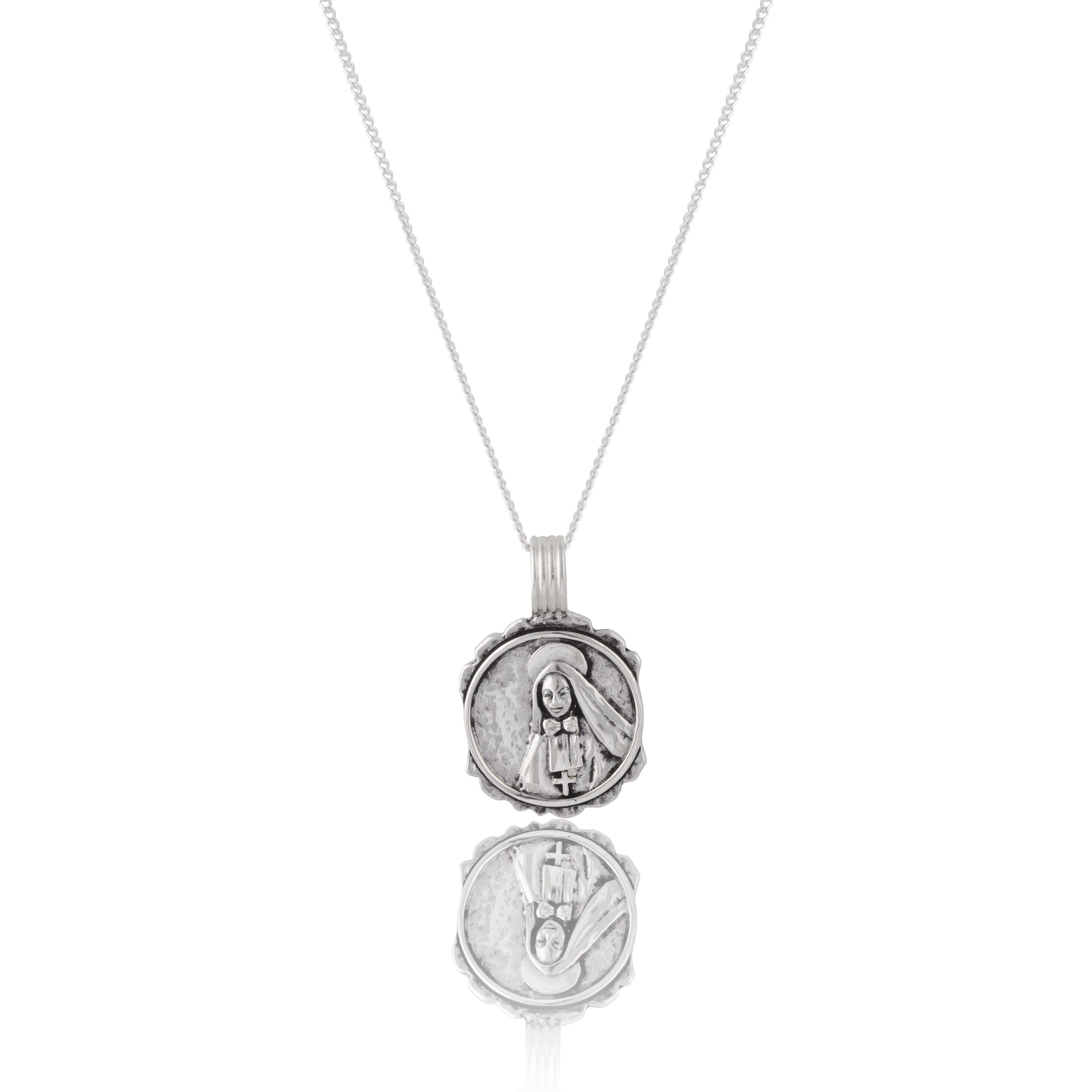 St Cabrini - Patron Saint of Immigrants - Silver