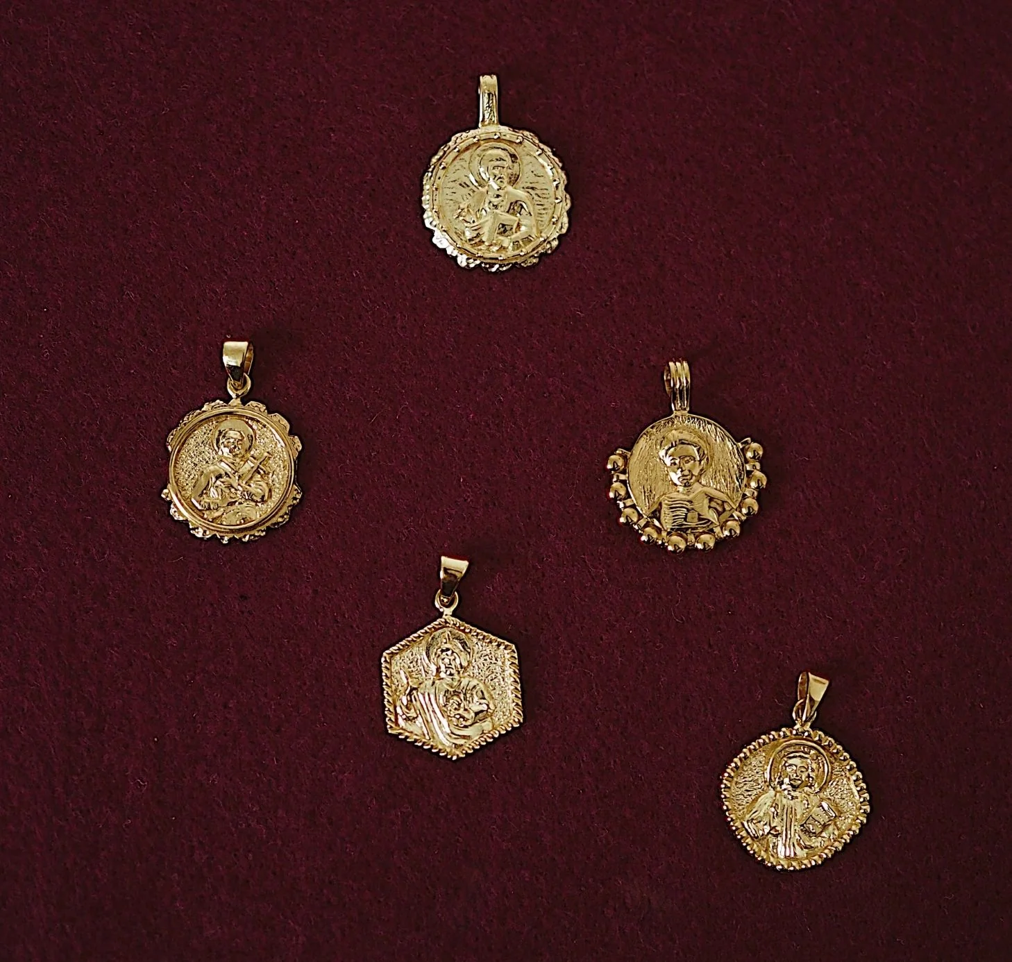 St Gerard - Patron Saint of Motherhood - Gold - Image 5