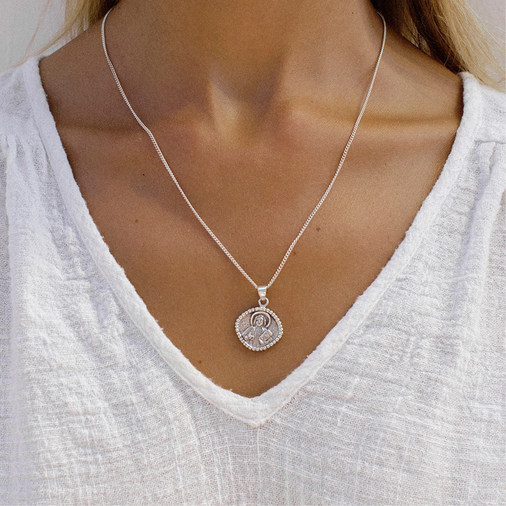St John - Patron Saint of Love & Friendships - Silver - Image 5