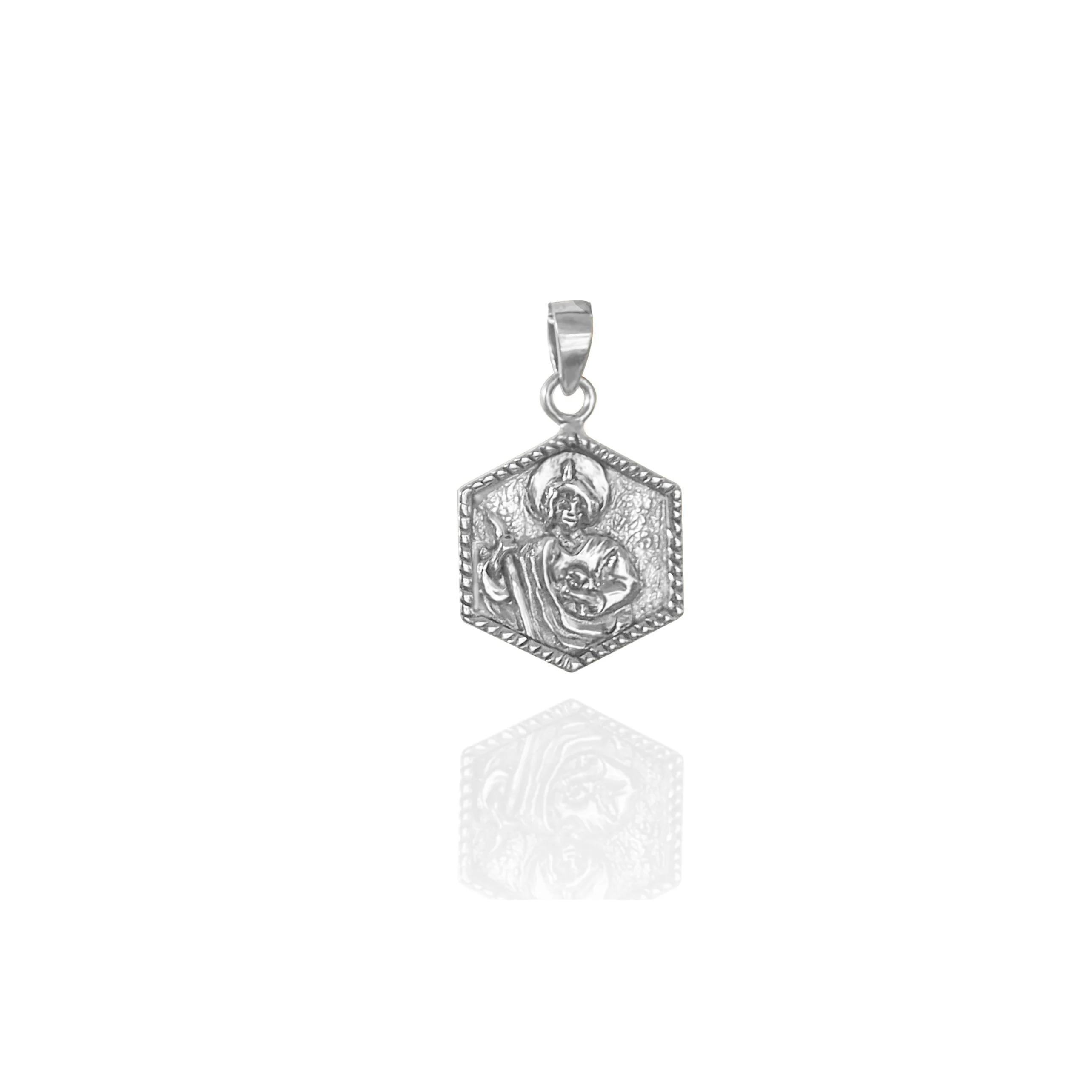 St Jude - Patron Saint of Friendship & Loyalty CHARM ONLY - Silver
