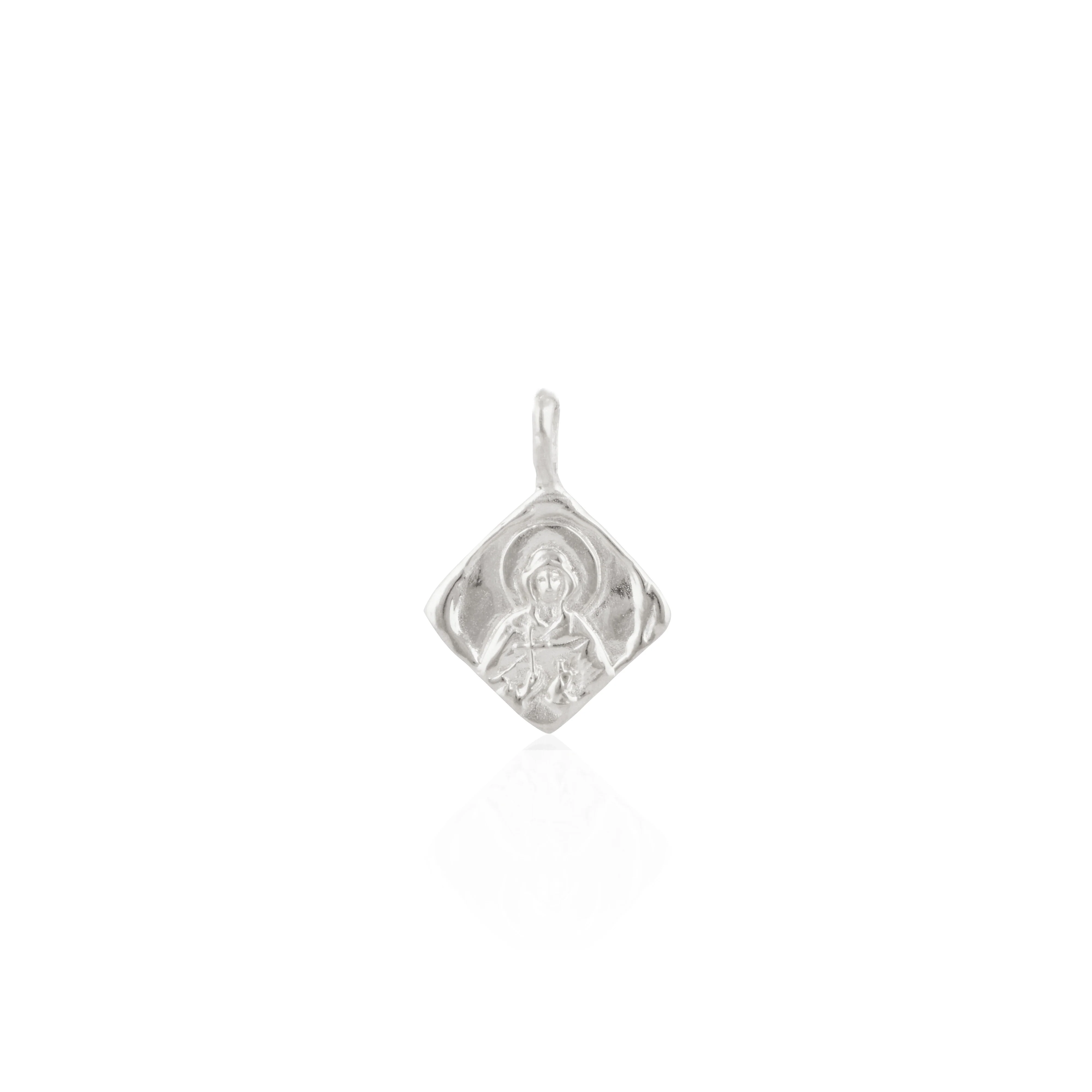 St Martha - Patron Saint of Cooking & Devoted Service CHARM ONLY - Silver