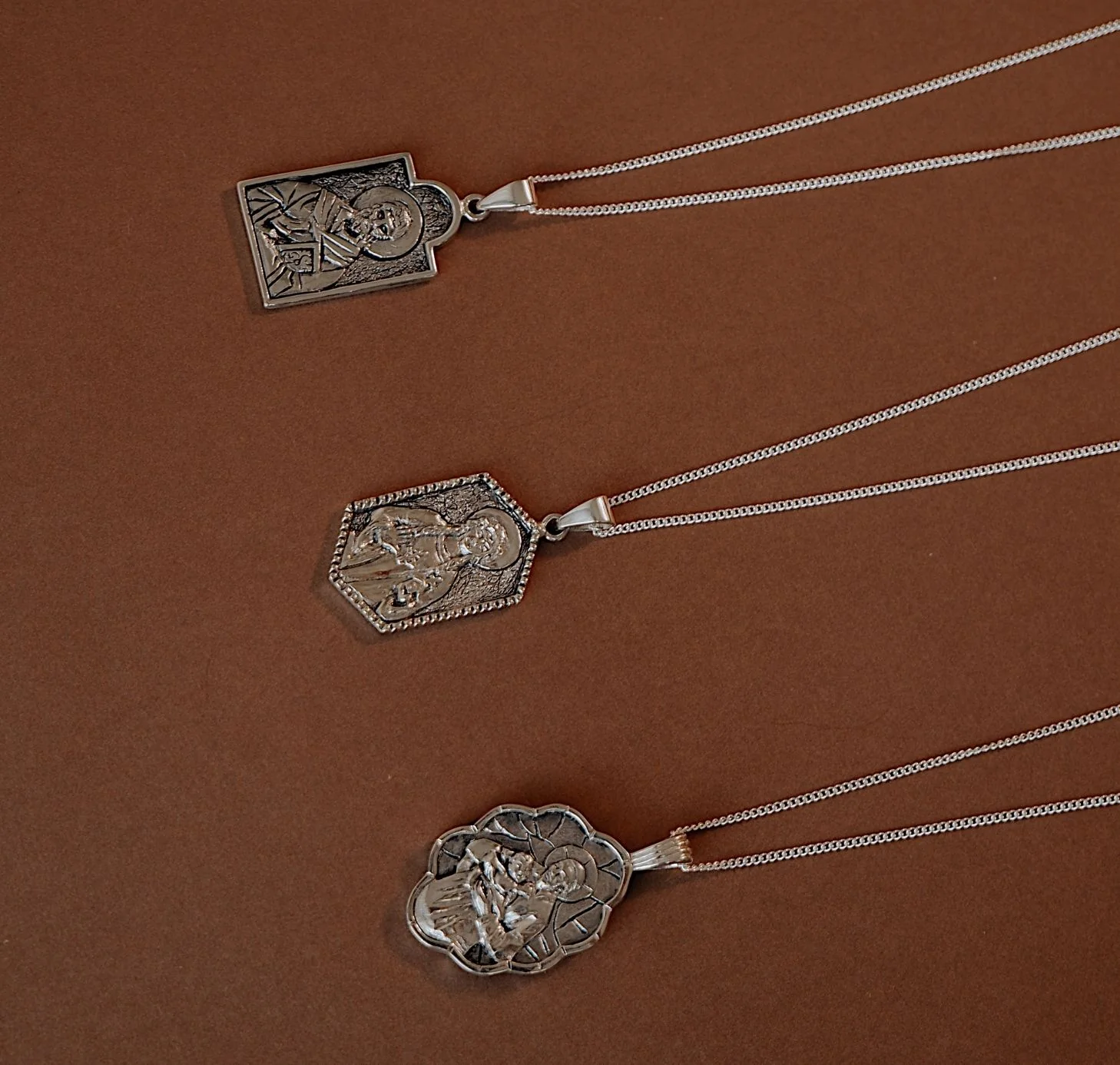 St Nicholas - Saint of Children, Sailors & Merchants - CHARM ONLY - Silver - Image 5