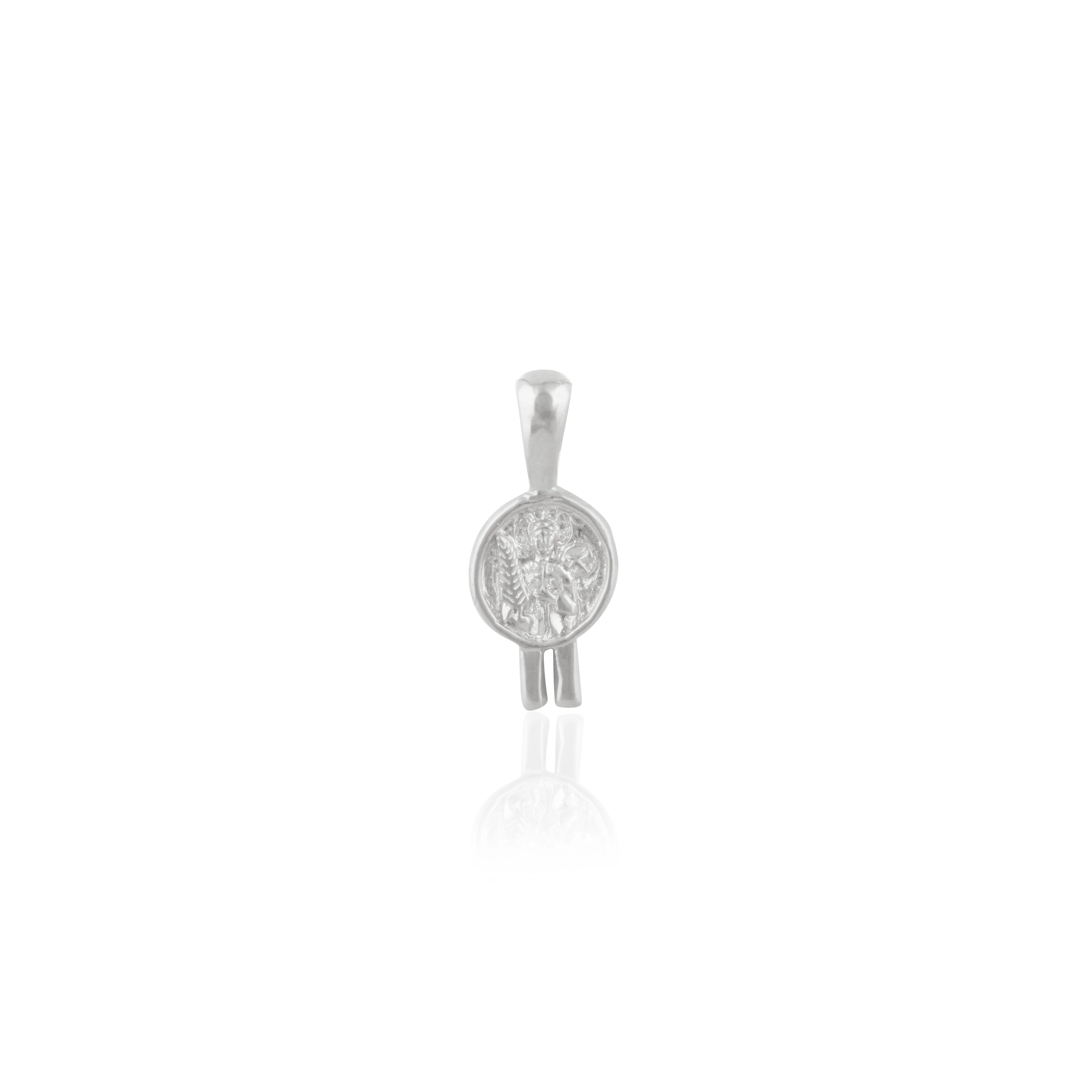 St Valentine - Patron Saint of Love, Kindness & Happy Marriages CHARM ONLY - Silver