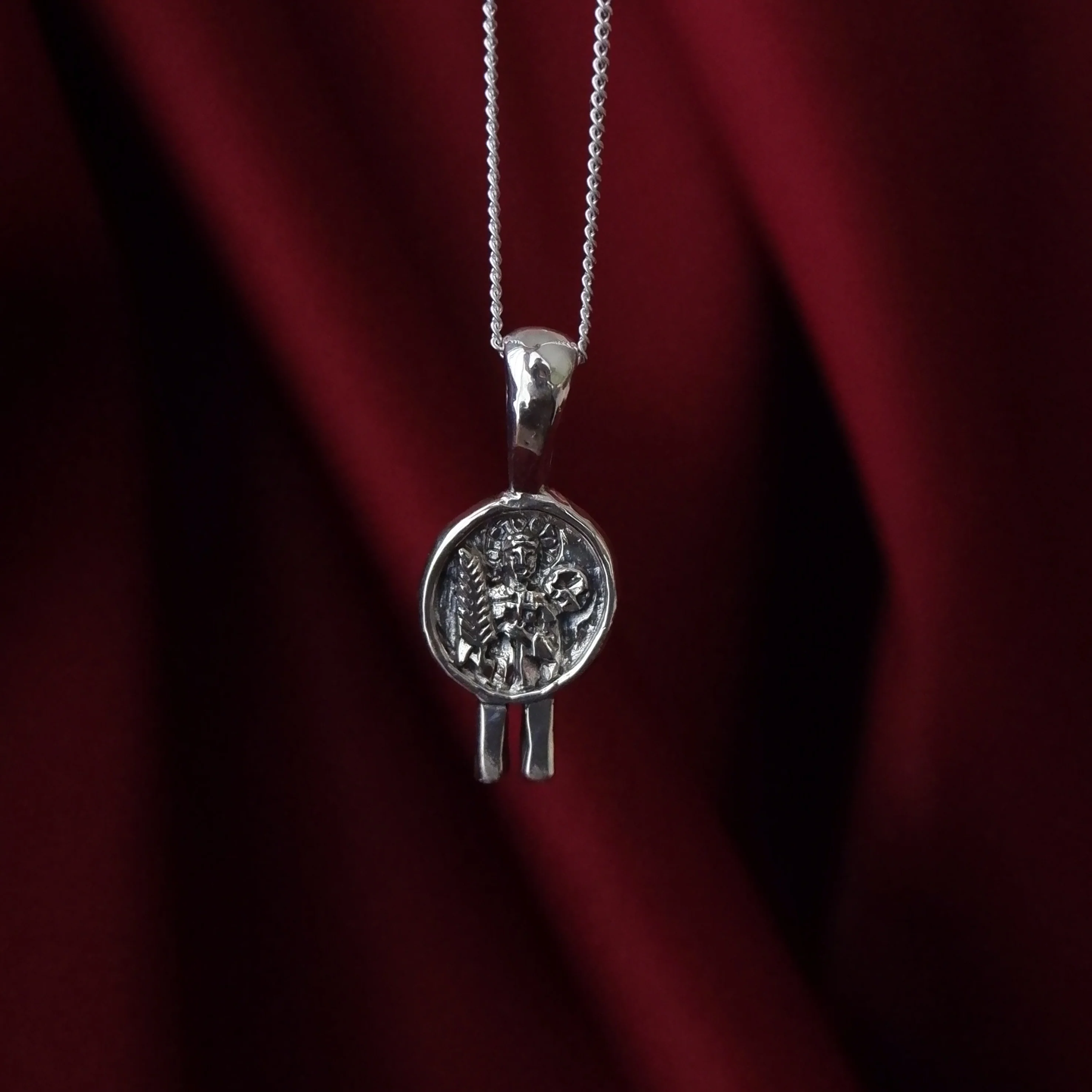 St Valentine - Patron Saint of Love, Kindness & Happy Marriages - Silver - Image 6