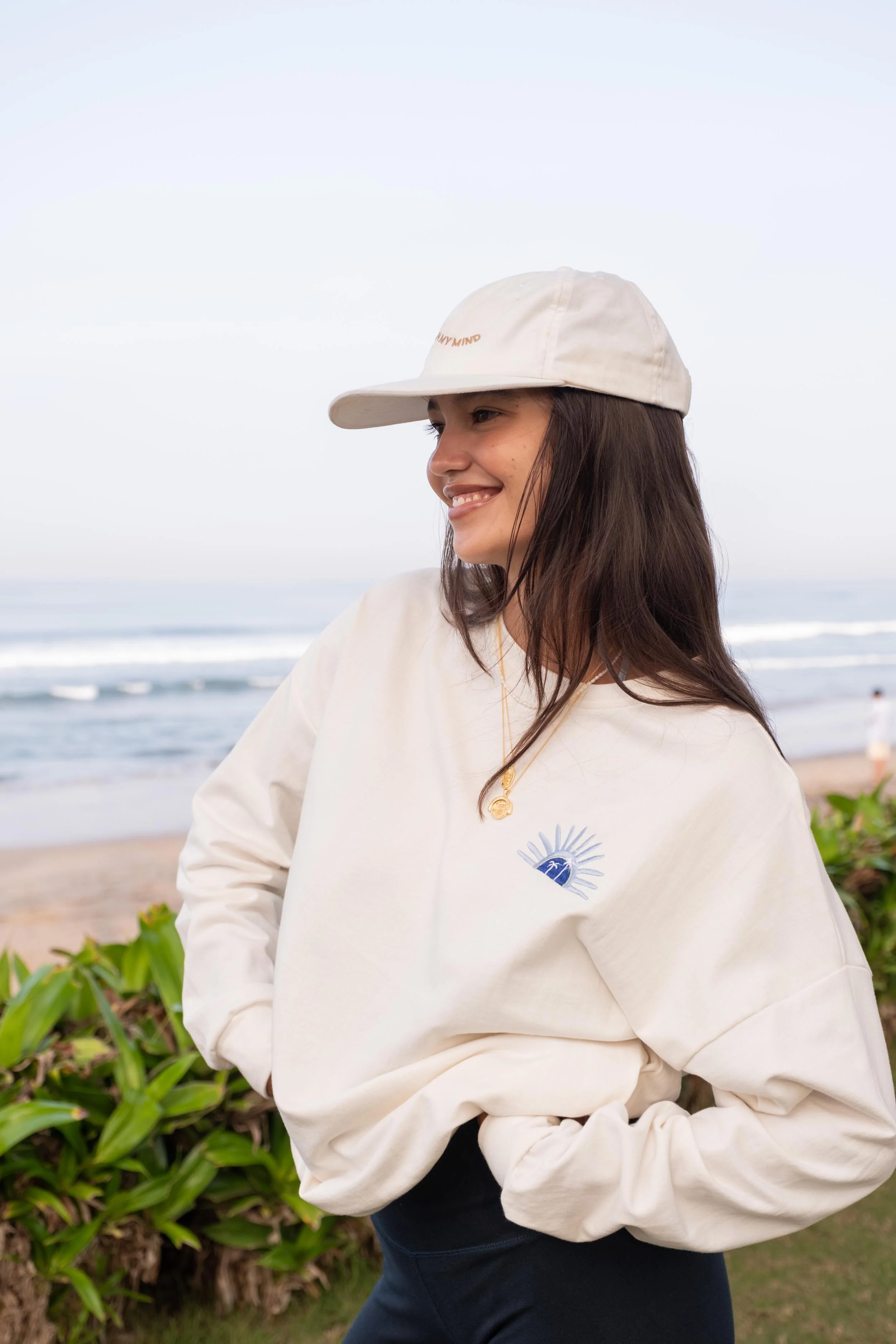 Sunshine Lagi Oversized Jumper *Limited Edition* - Coconut - Image 4