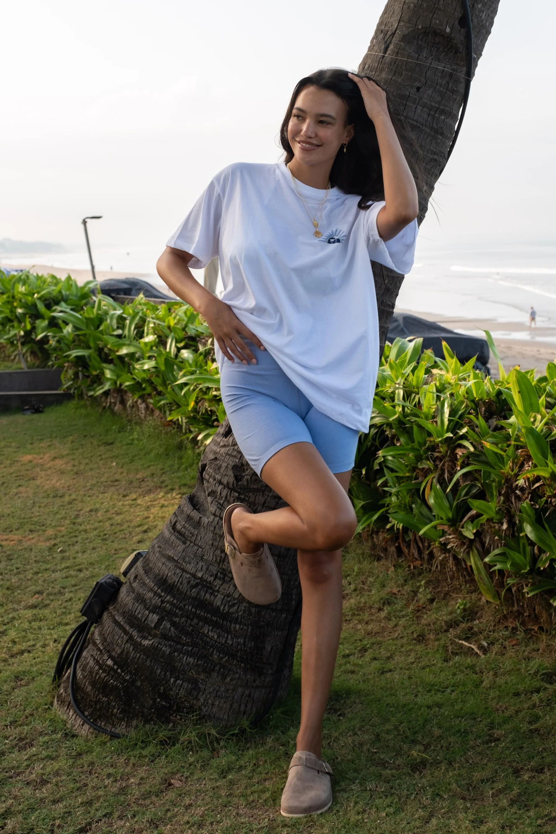 Sunshine Lagi Oversized Tee *Limited Edition* - Organic Cotton - Coconut - Image 2